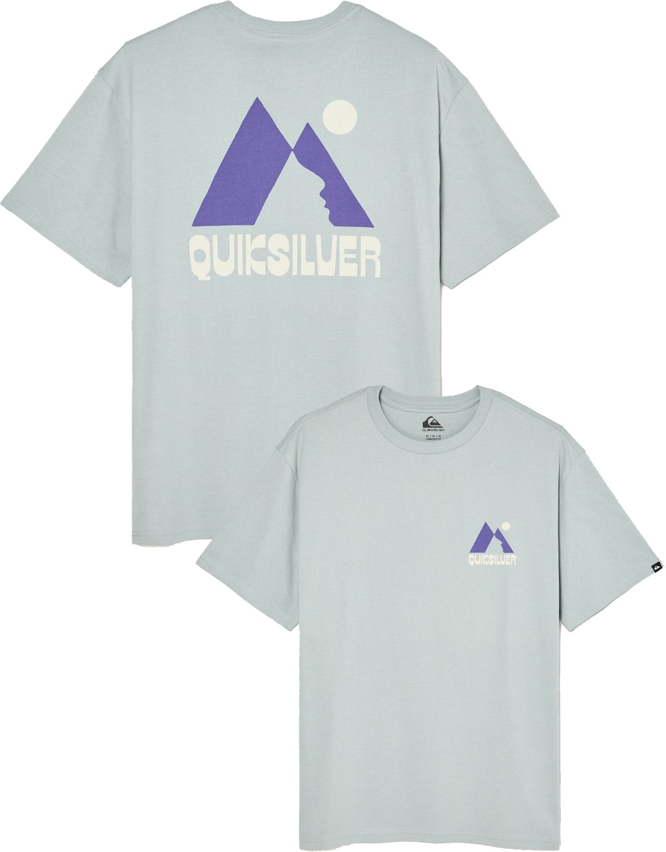 Peak SS Tee Quarry + Quiksilver