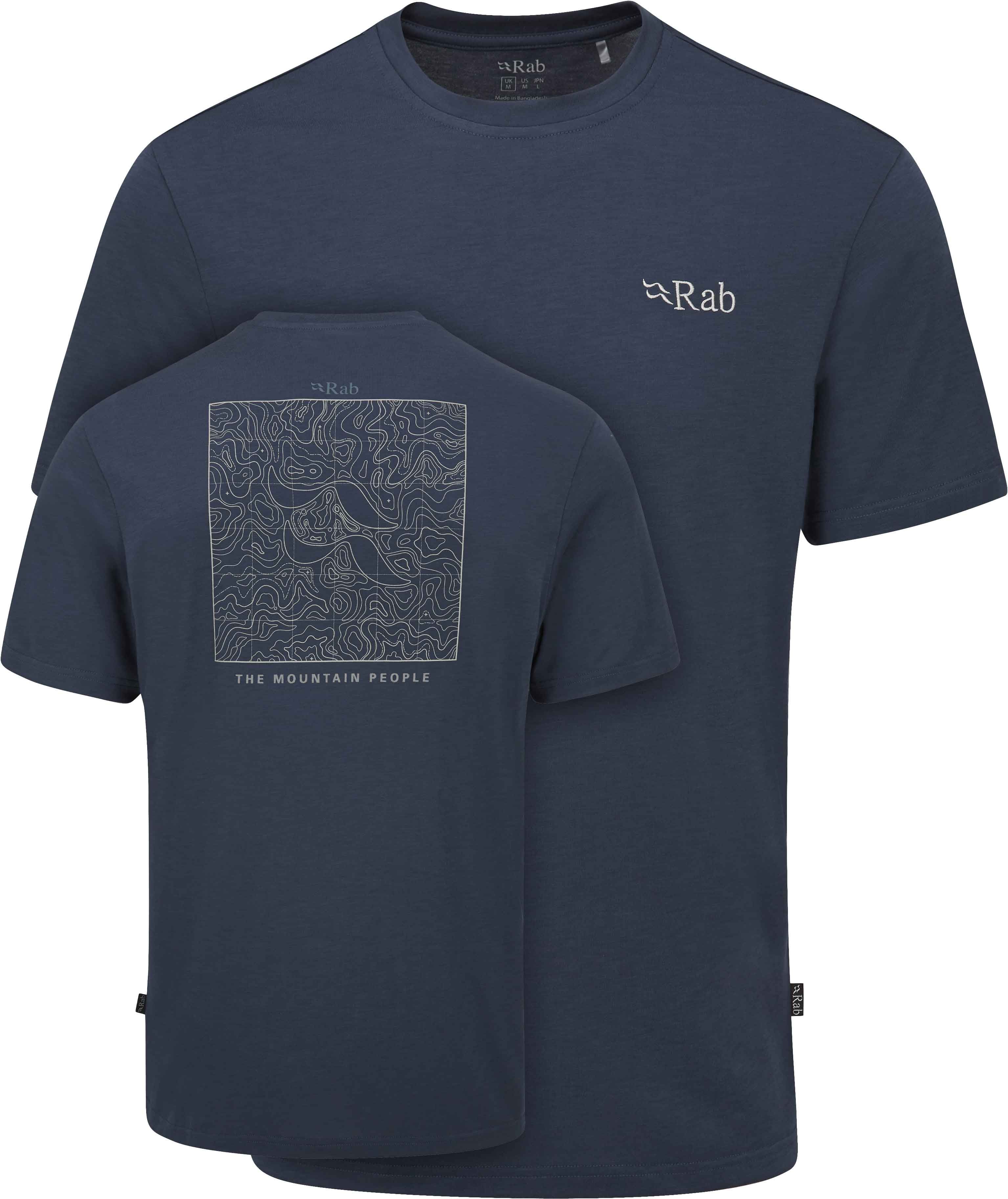 Crimp Elevation Tee Tempest Blue + Rab