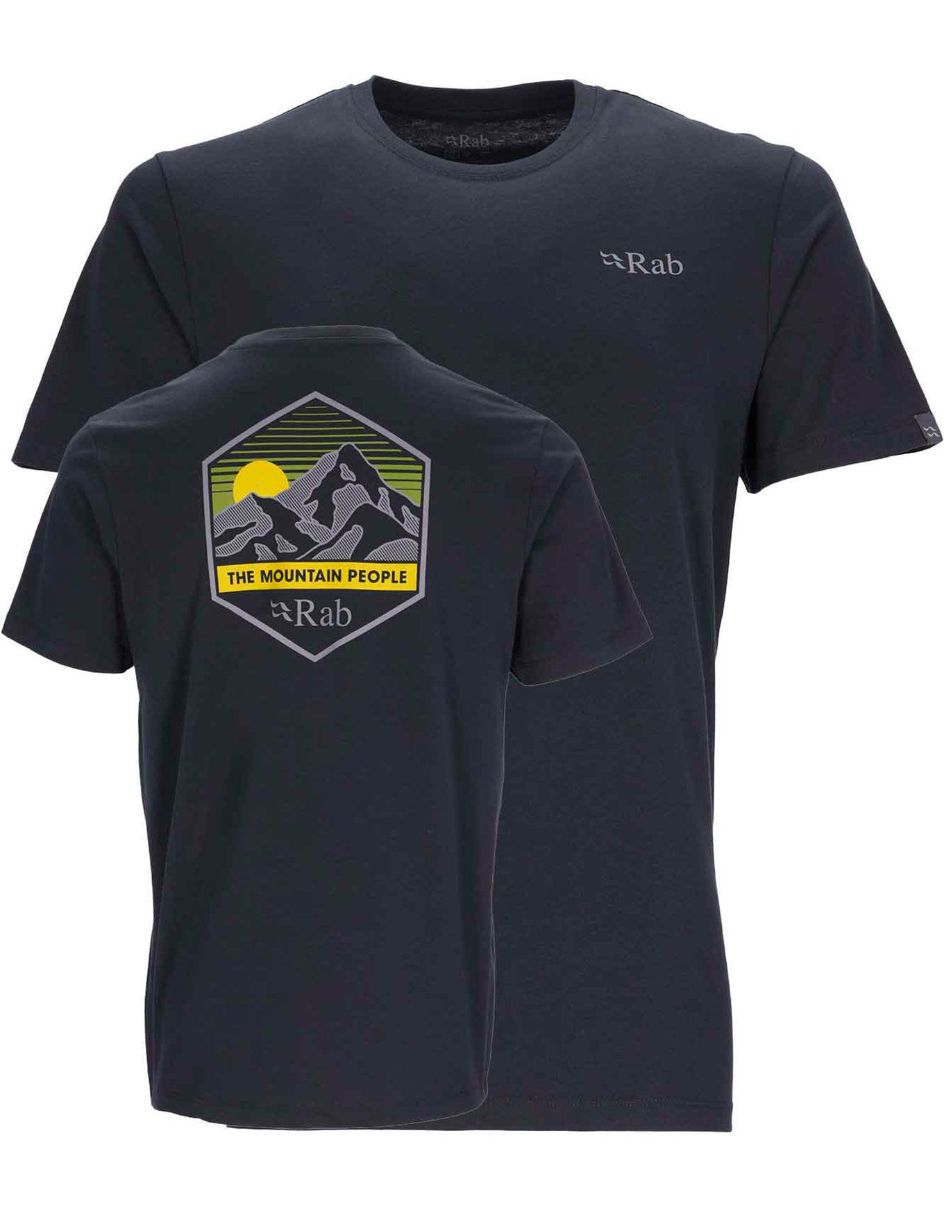 Stance Mountain Peak Tee Beluga + Rab