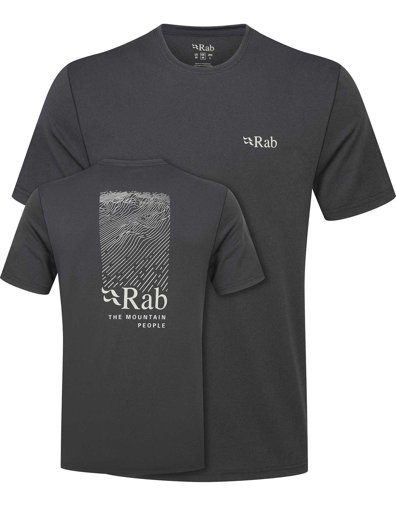 Mantle Ridge Tee Ebony + Rab