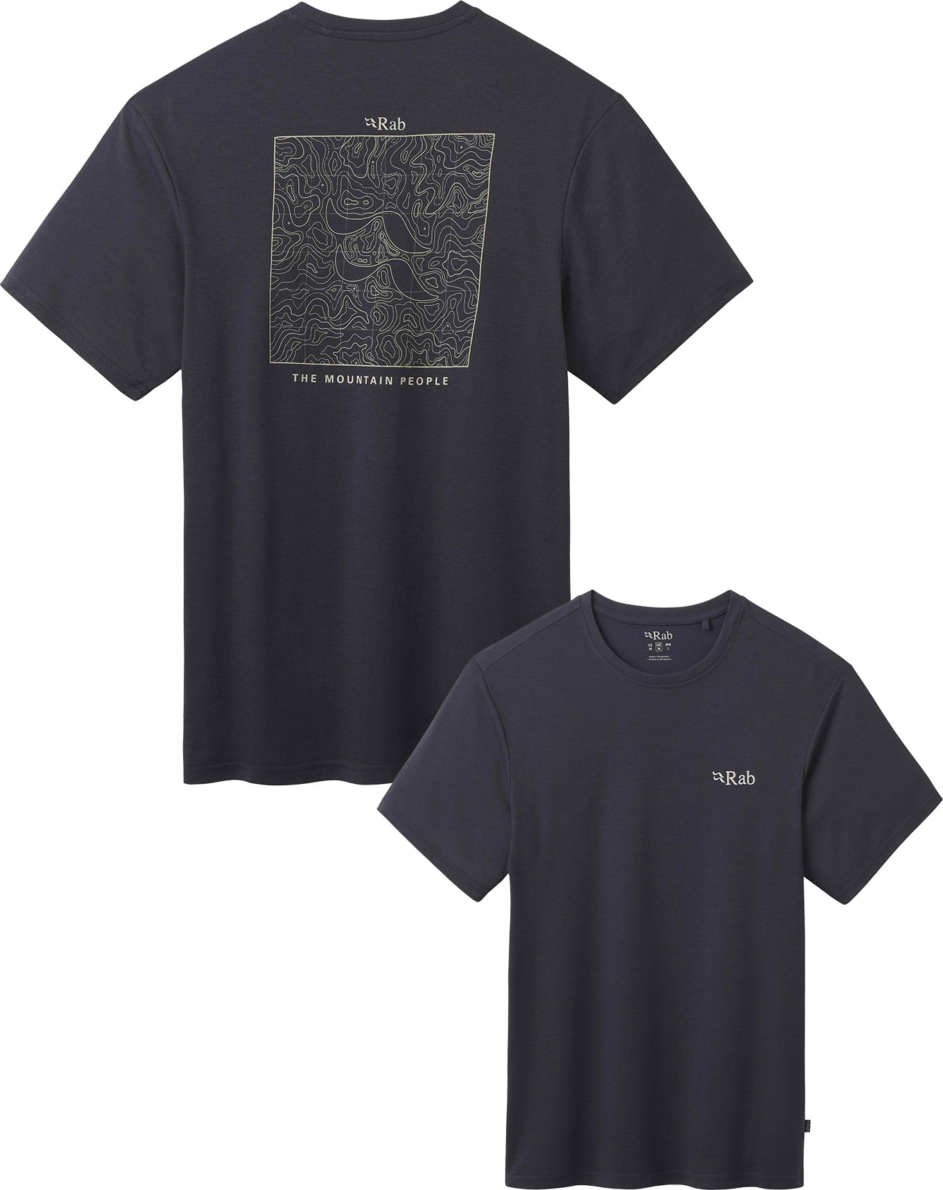 Crimp Elevation Tee Beluga + Rab