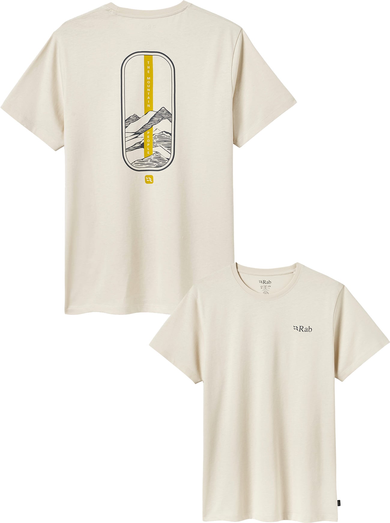 Stance Strata Tee Ecru + Rab