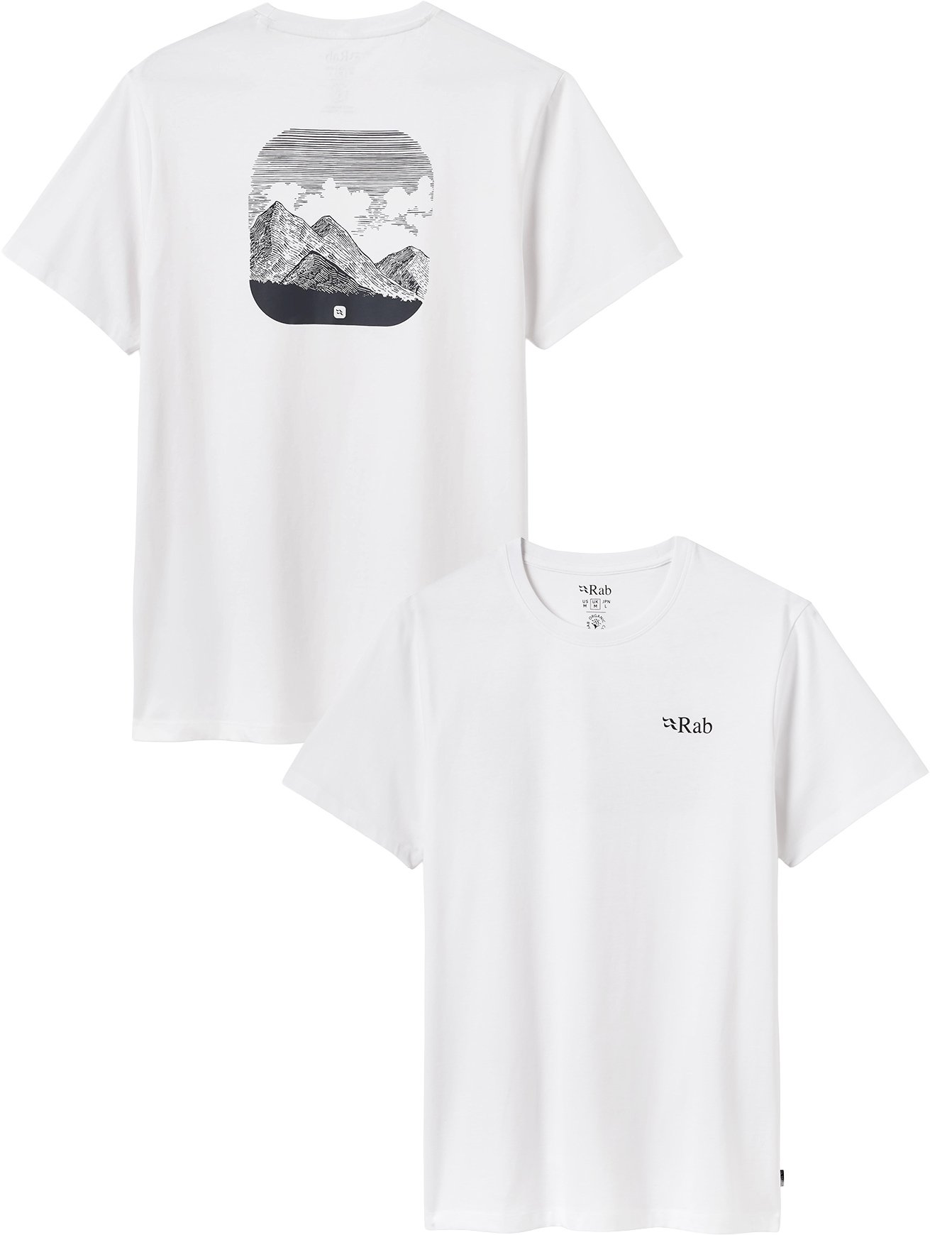Stance Traverse Tee White + Rab