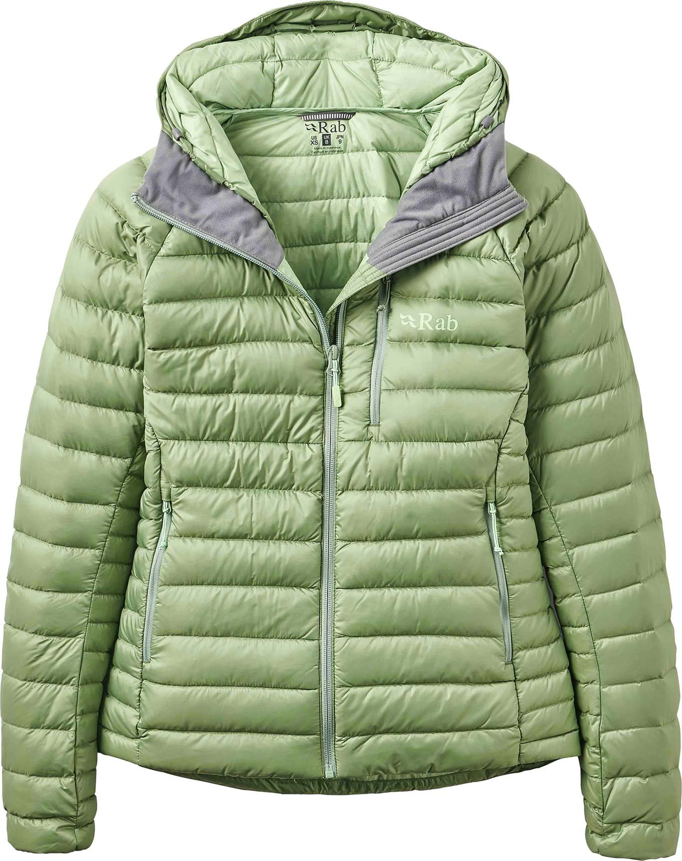 Microlight Alpine Hoody W Dark Fig Green + Rab