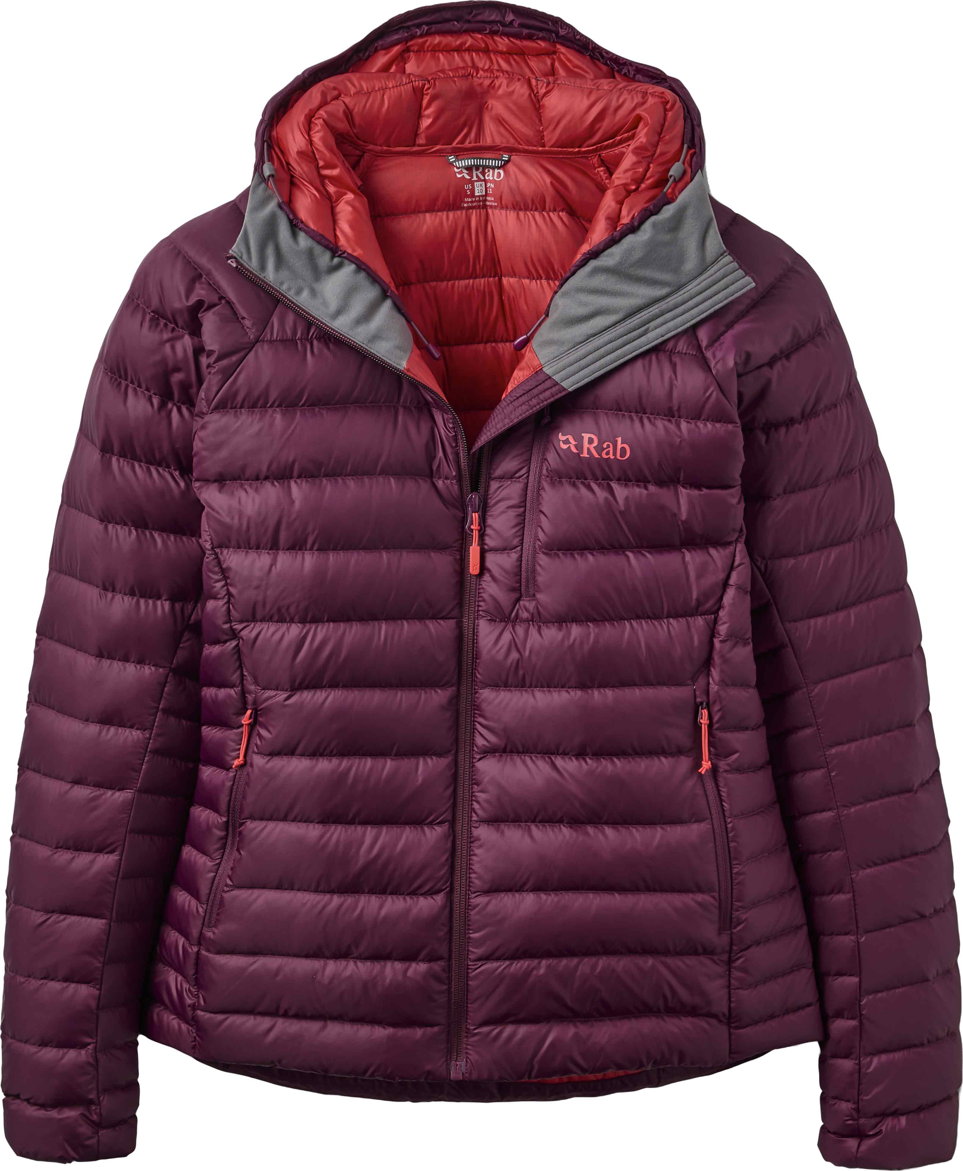 Microlight Alpine Hoody W Mulberry + Rab