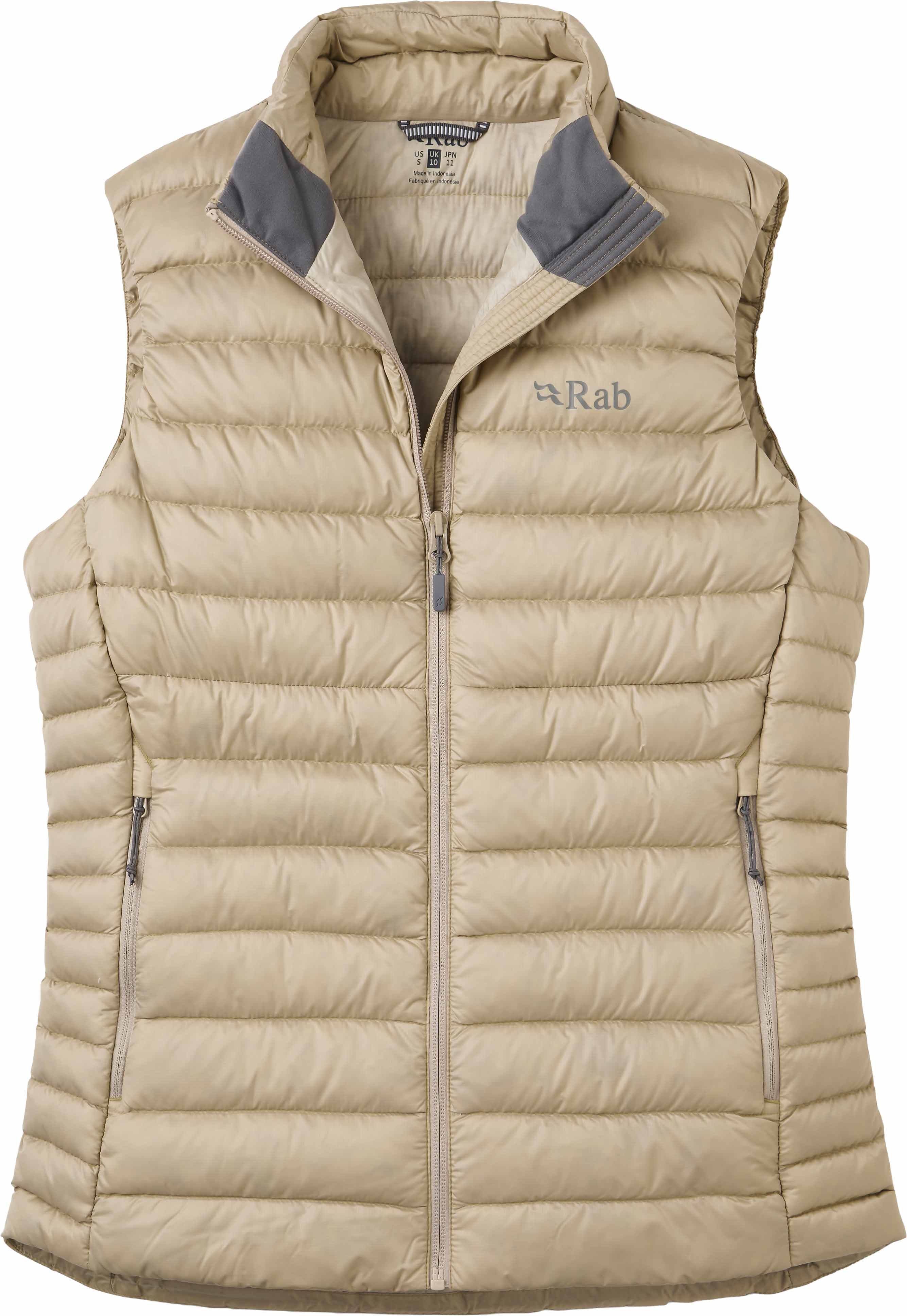 Microlight Vest W Dark Pebble + Rab
