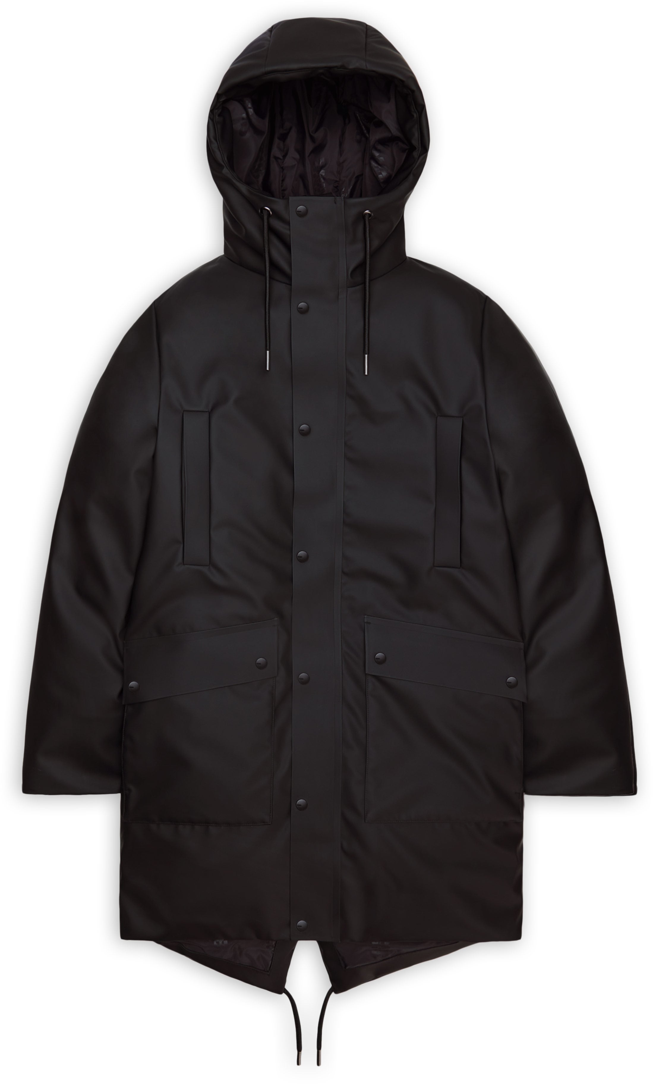 Nome Long Parka W3T3 Black + Rains