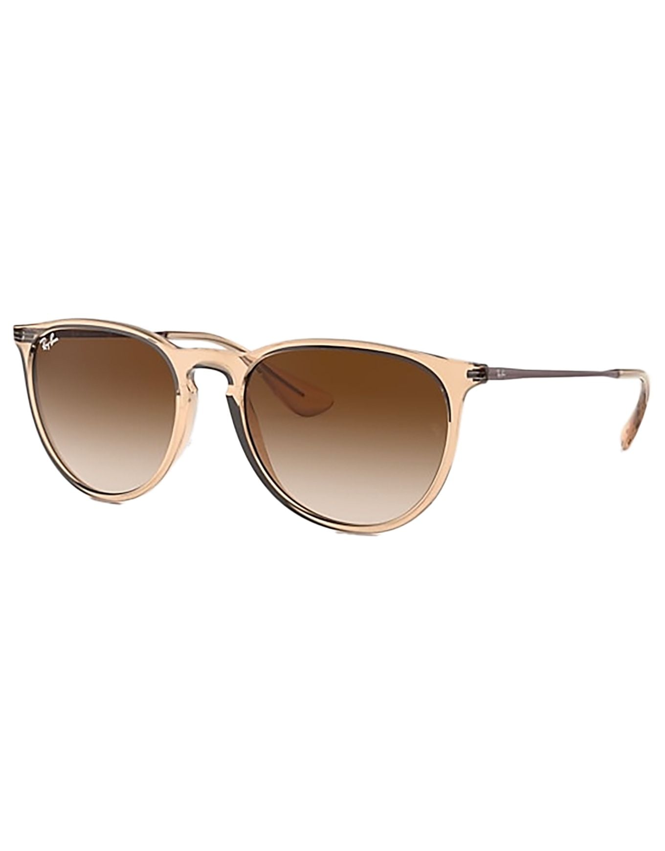 Erika Classic Polished Transparent Brown Brown Gradient + Ray-Ban