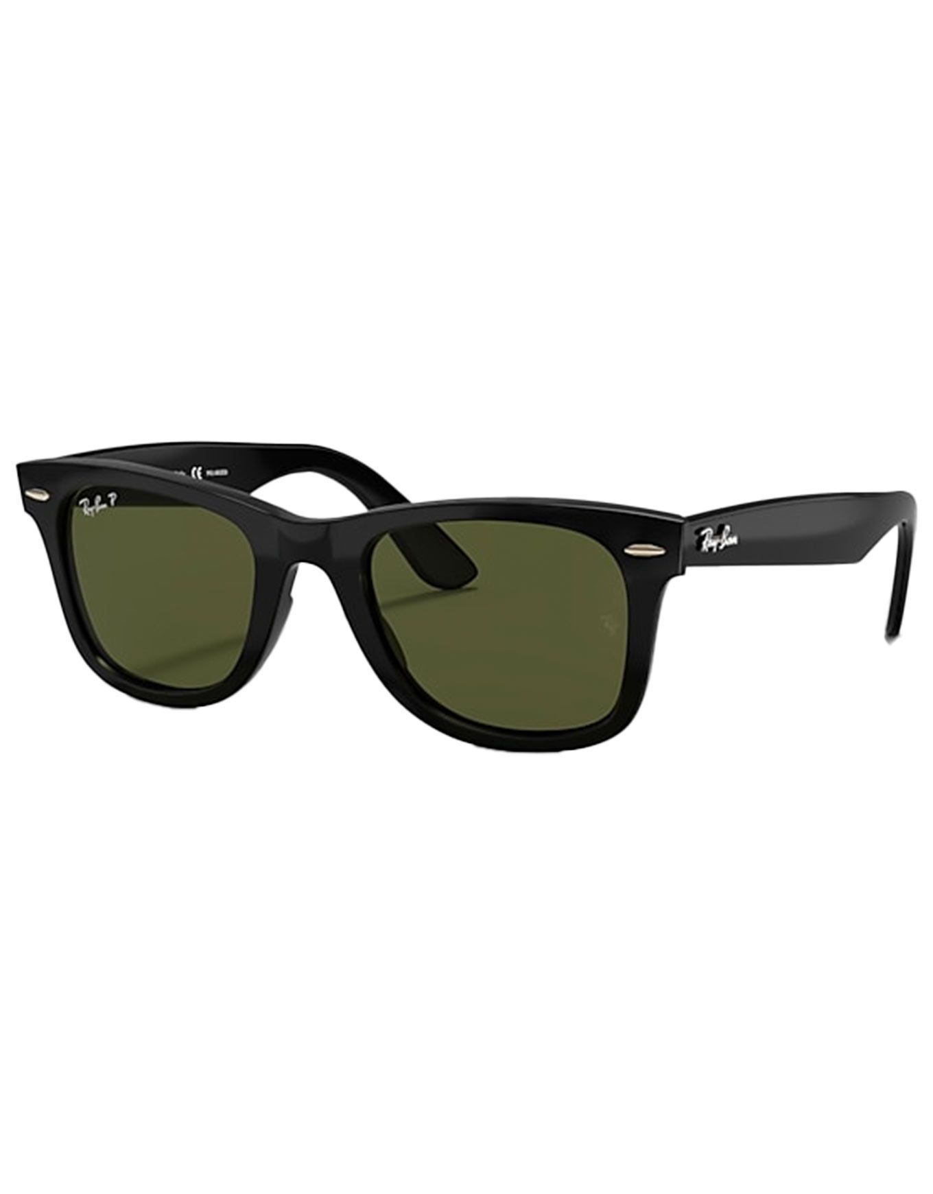 Wayfarer Ease Polished Black G-15 Green + Ray-Ban