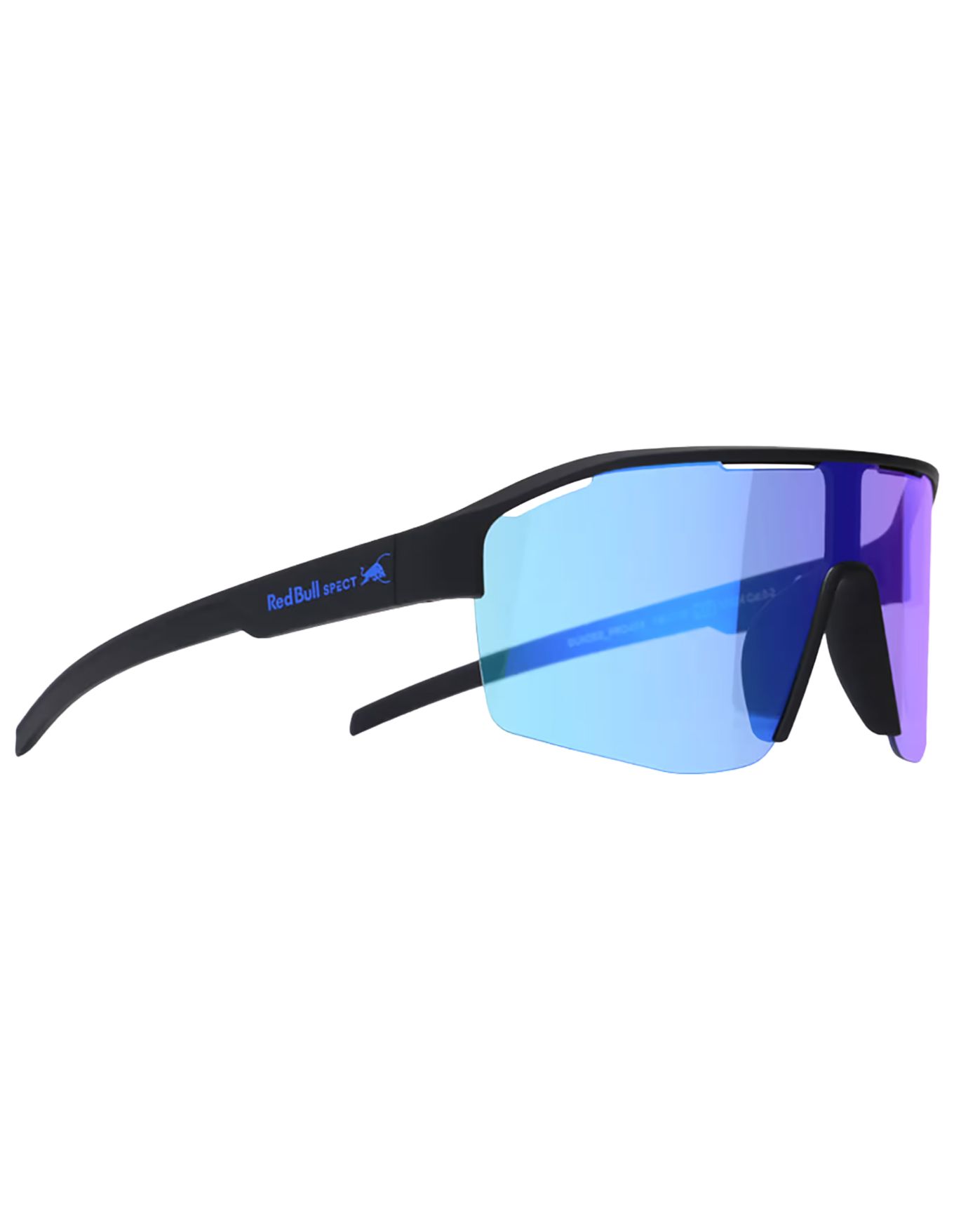 Dundee Pro Black - Photocromic With Blue Mirror + Red Bull Spect Eyewear
