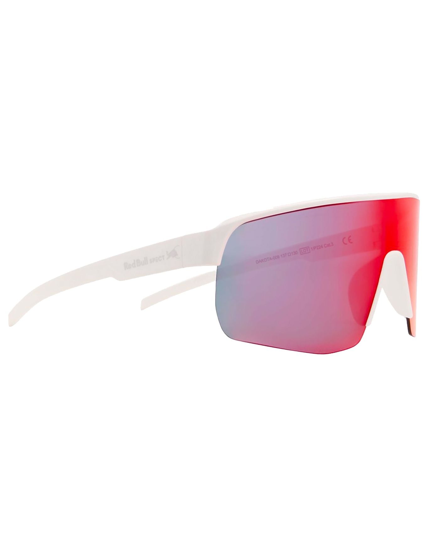 Dakota White/Brown With Red Mirror + Red Bull Spect Eyewear