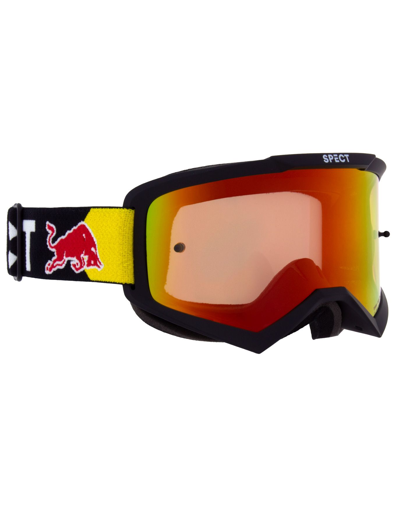 Evan Matt Black/Amber With Red Mirror + Red Bull Spect Eyewear
