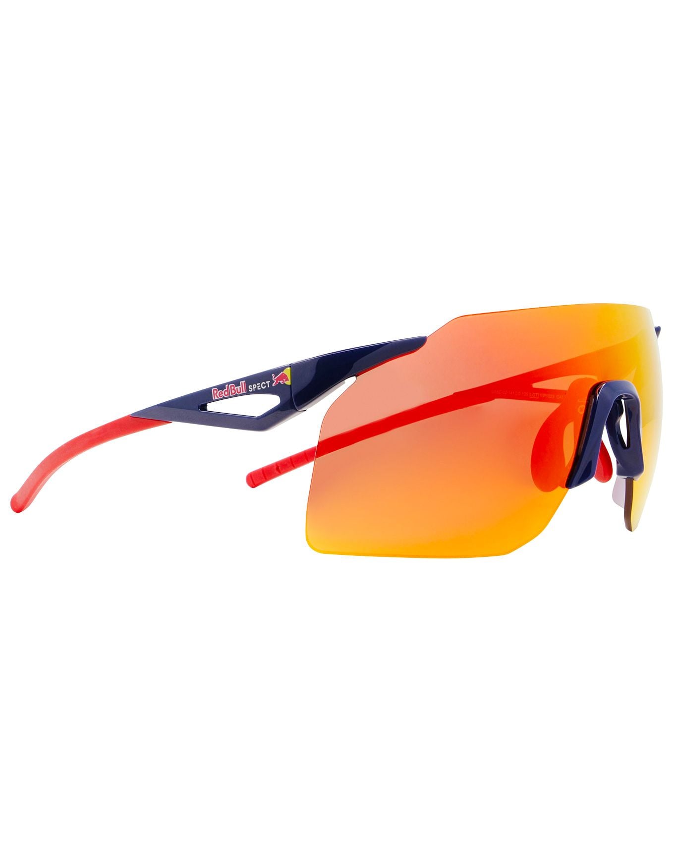 Gabe Blue/Brown With Red/Orange Mirror + Red Bull Spect Eyewear