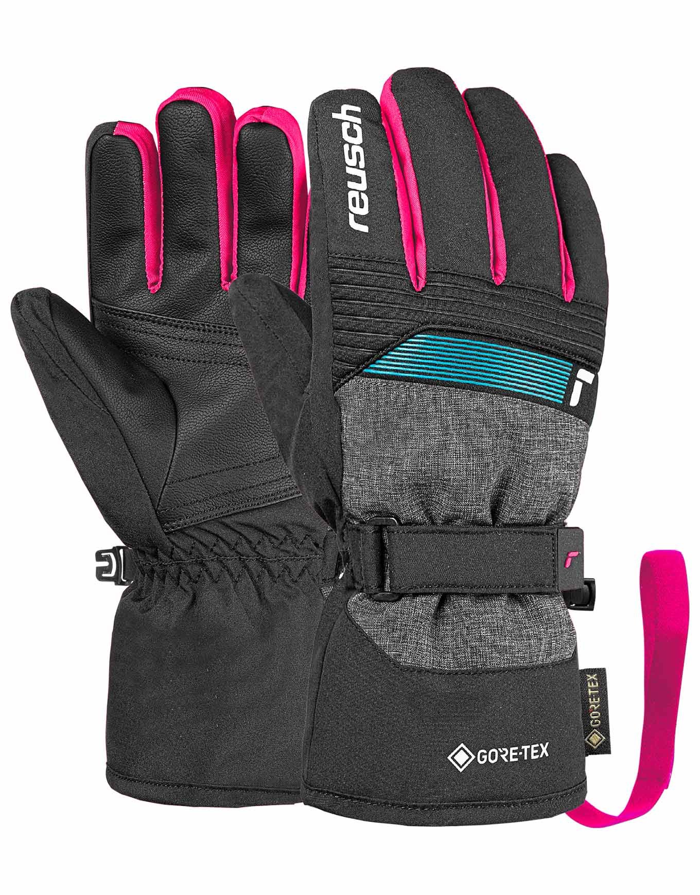 Reusch Rocket GORE-TEX® Jr Black/Black Melange/Pink Glow + Reusch