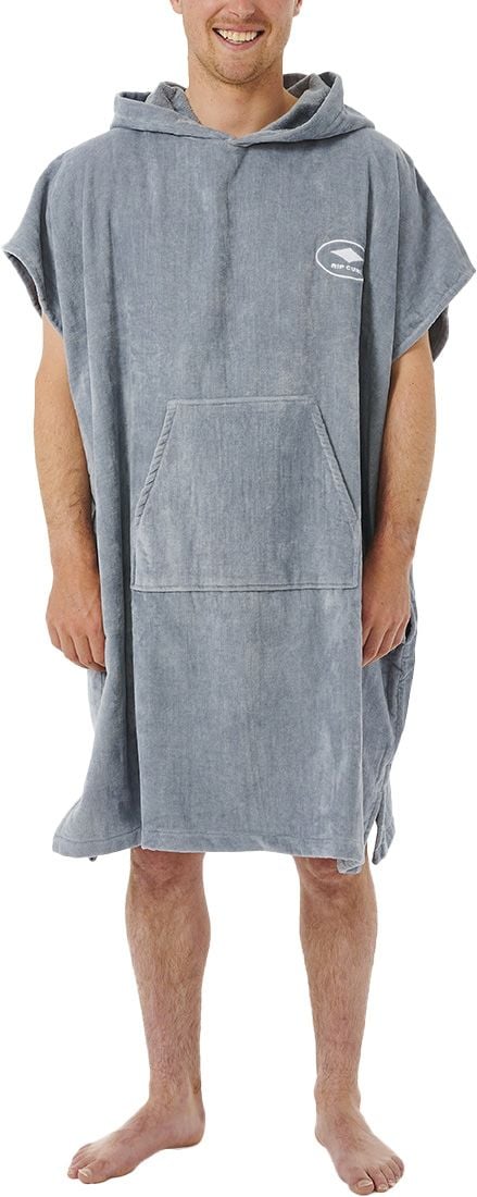 Logo Hooded Towel Blue + Rip Curl
