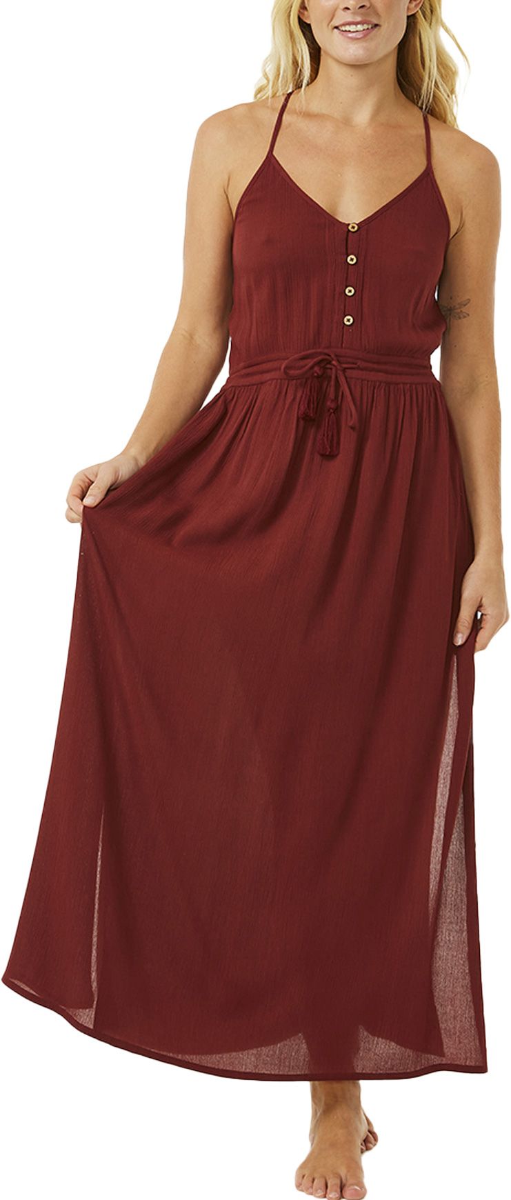 Rip Curl Classic Surf Maxi Dress Plum Women's Dresses : Snowleader