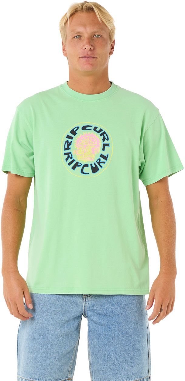 Raw Energy Visions Tee M Neon Green + Rip Curl