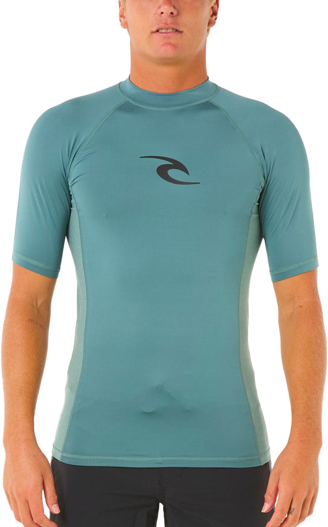 Waves UPF Perf S/S M Bluestone + Rip Curl