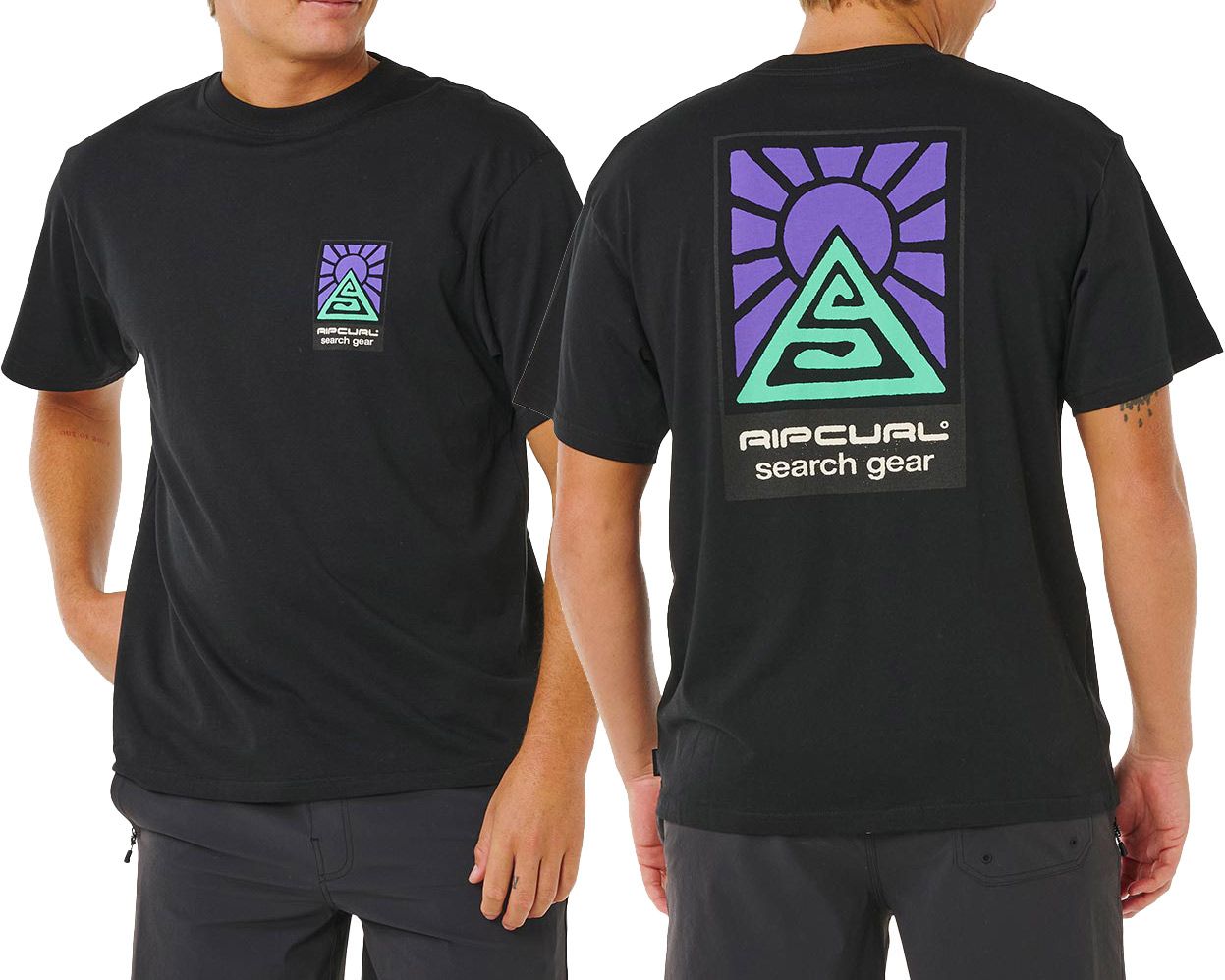 Search Dawn Tee Black + Rip Curl
