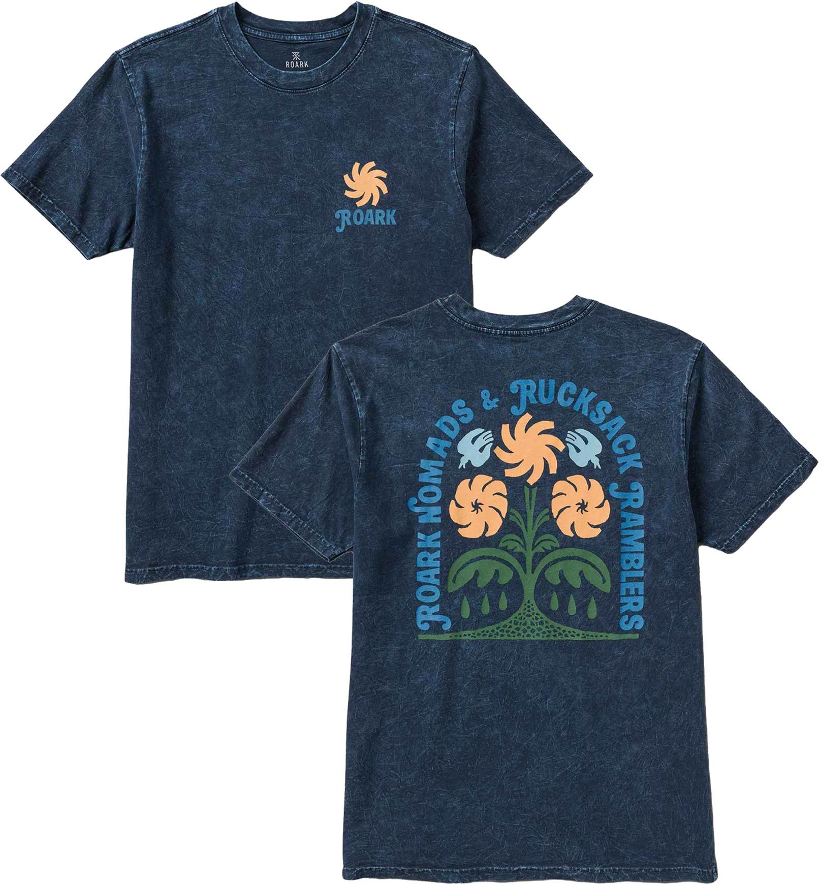 Rucksack Ramblers Tee Navy + Roark