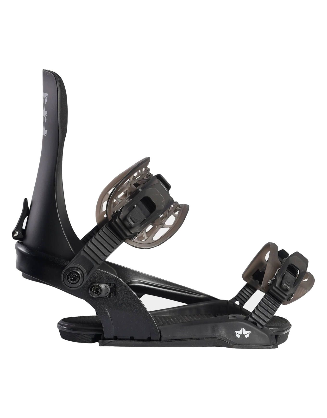 Rome Crux Black 2023 Snowboard bindings : Snowleader