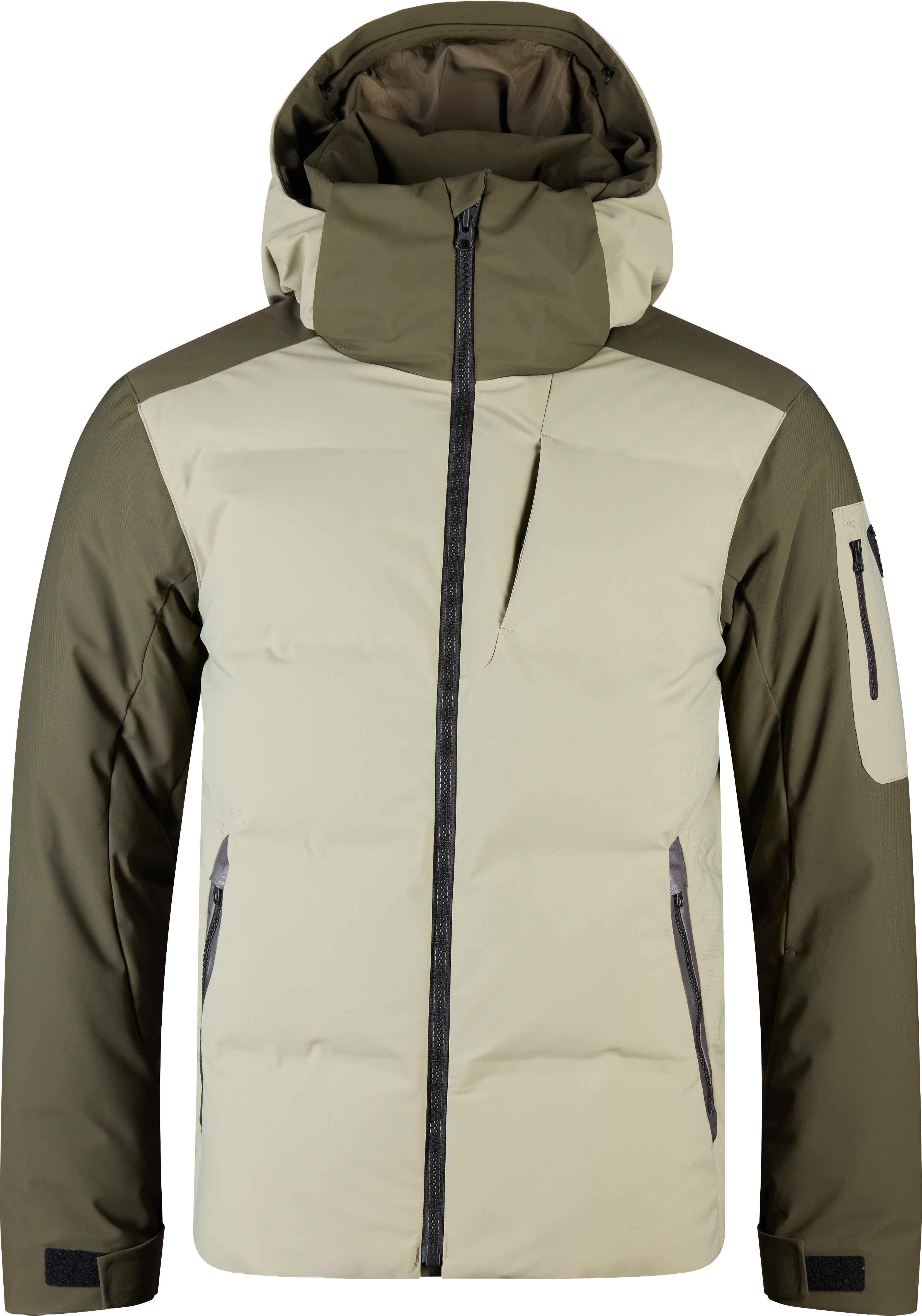 M Snowblaze Down Cb Ski Jacket Vetiver/Olive Shadow + Rossignol