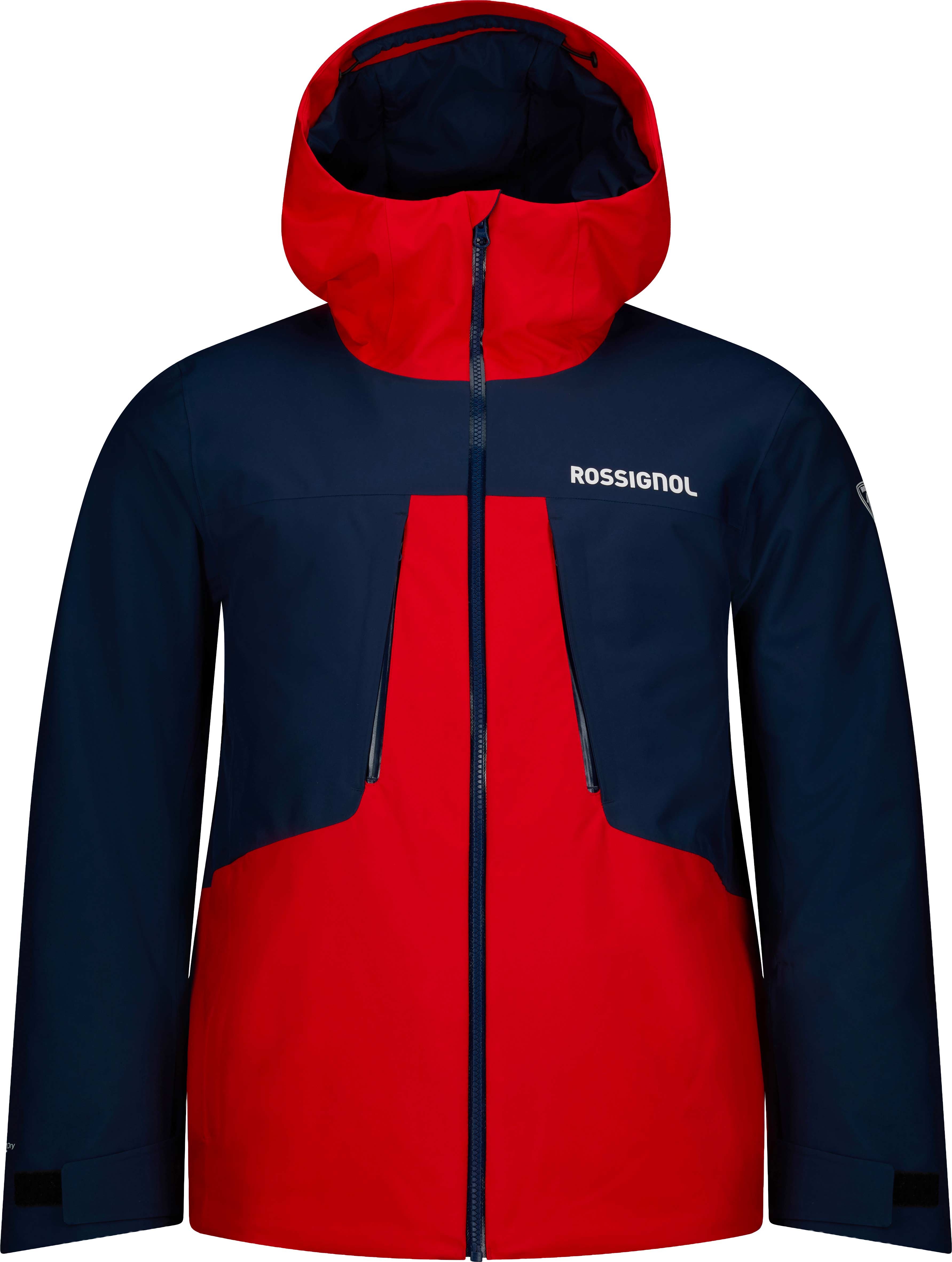 M Velika Insulated Ski Jacket Sports Red/Dark Navy + Rossignol