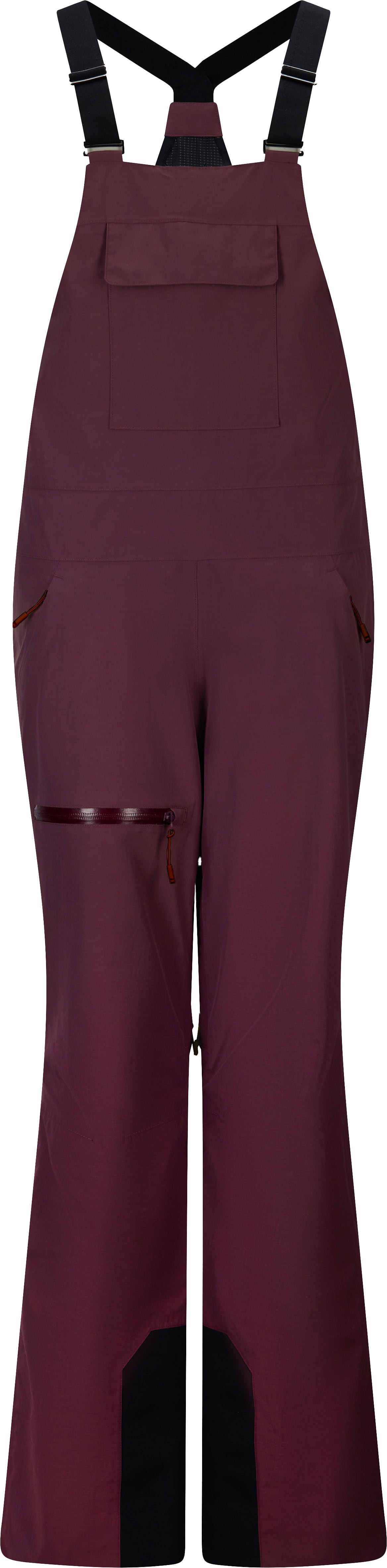 W Outerlimits Insulated Bib Huckleberry + Rossignol