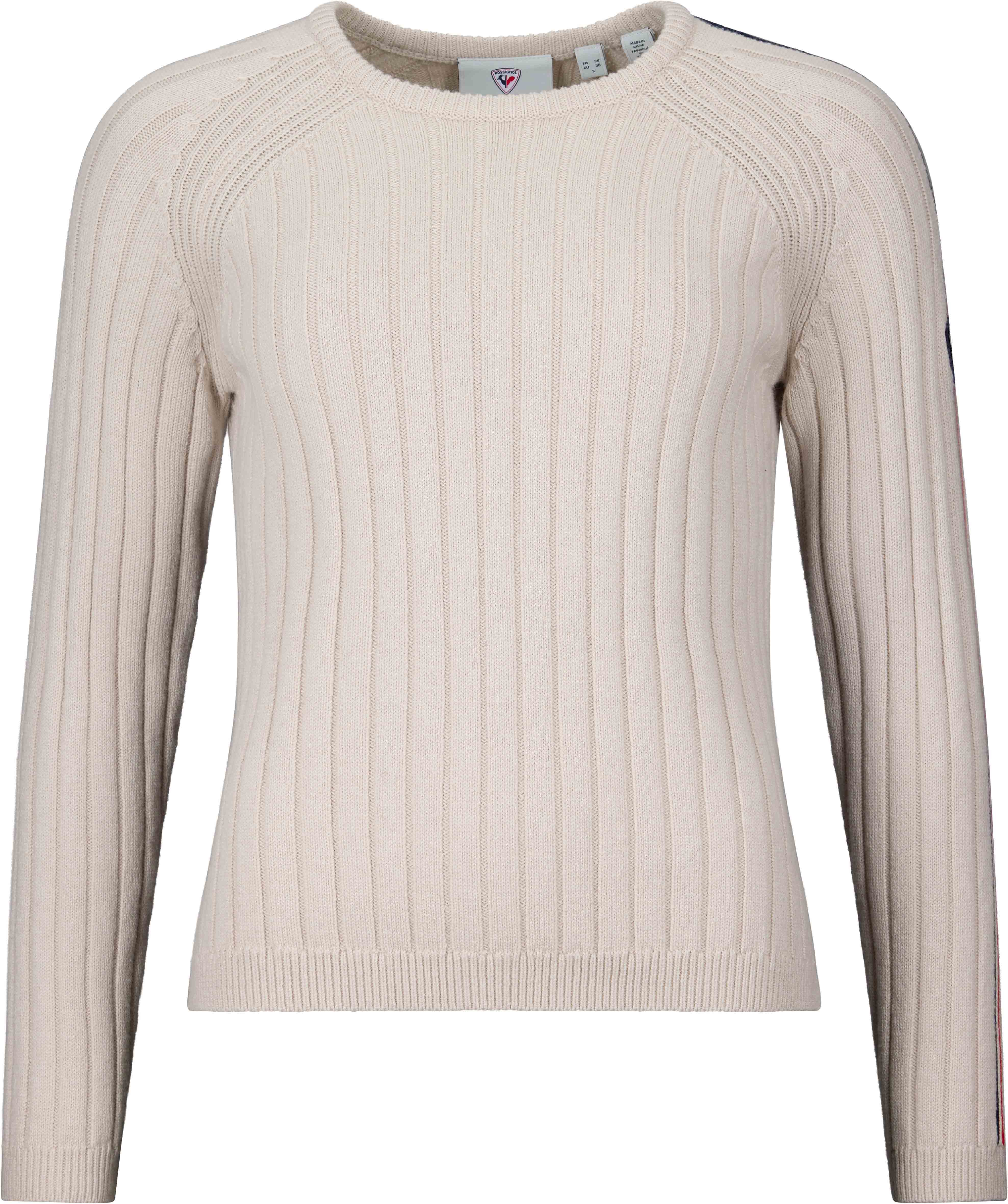 W Corbyr Cn Sweater Silver Cloud + Rossignol