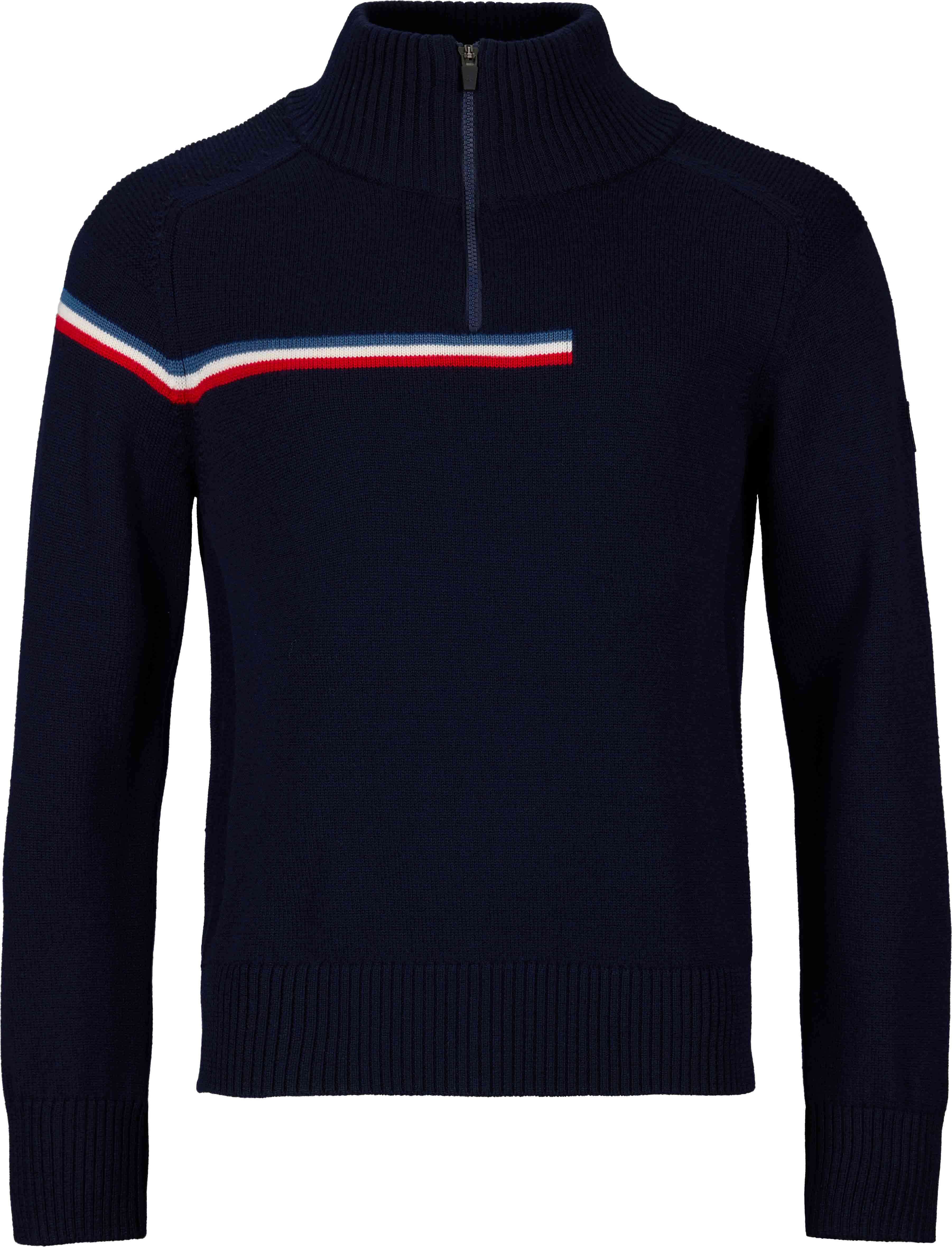 M Odysseus Half Zip Merino Sweat Dark Navy + Rossignol