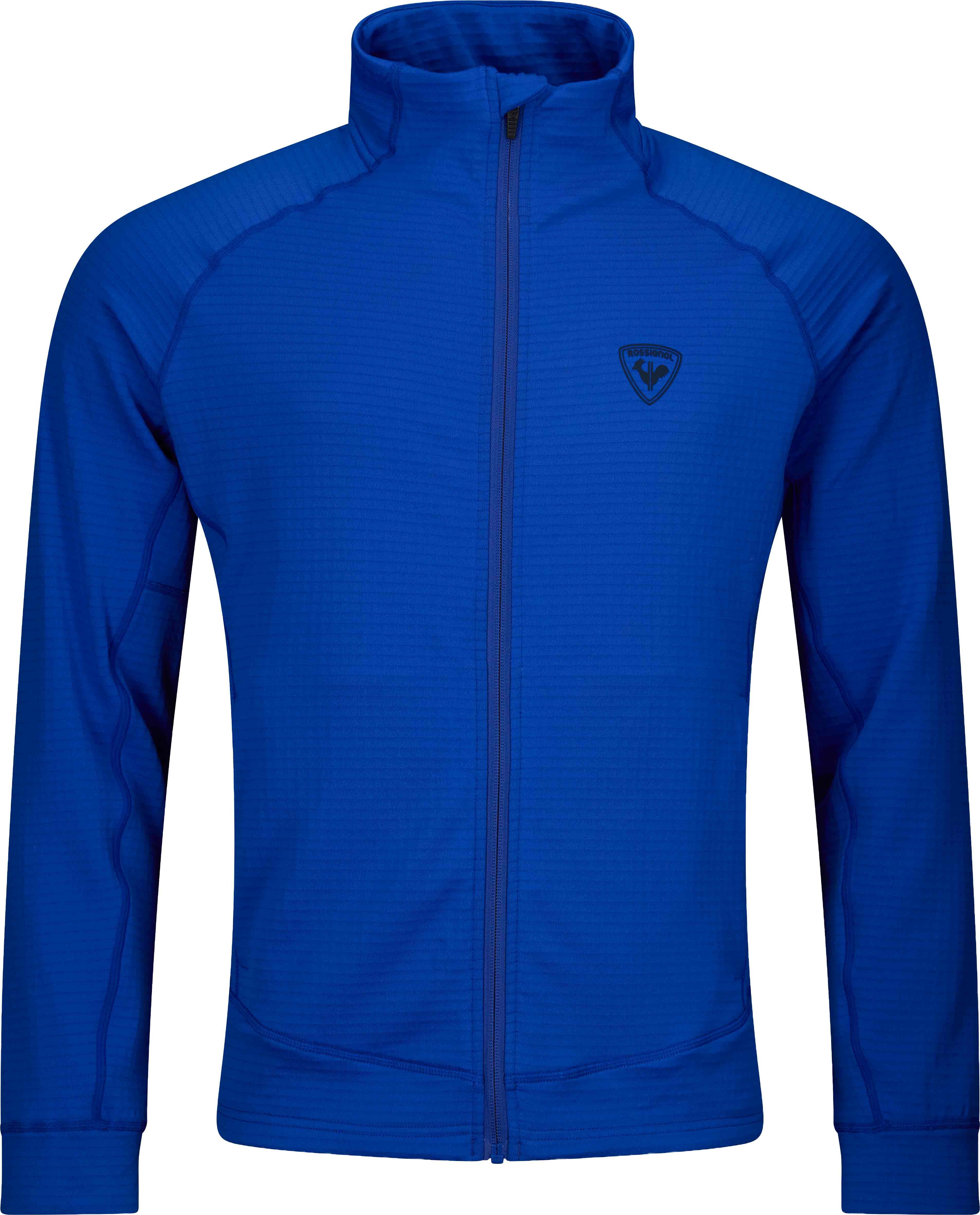 M Blackside Fleece Fz Dazzle Blue + Rossignol