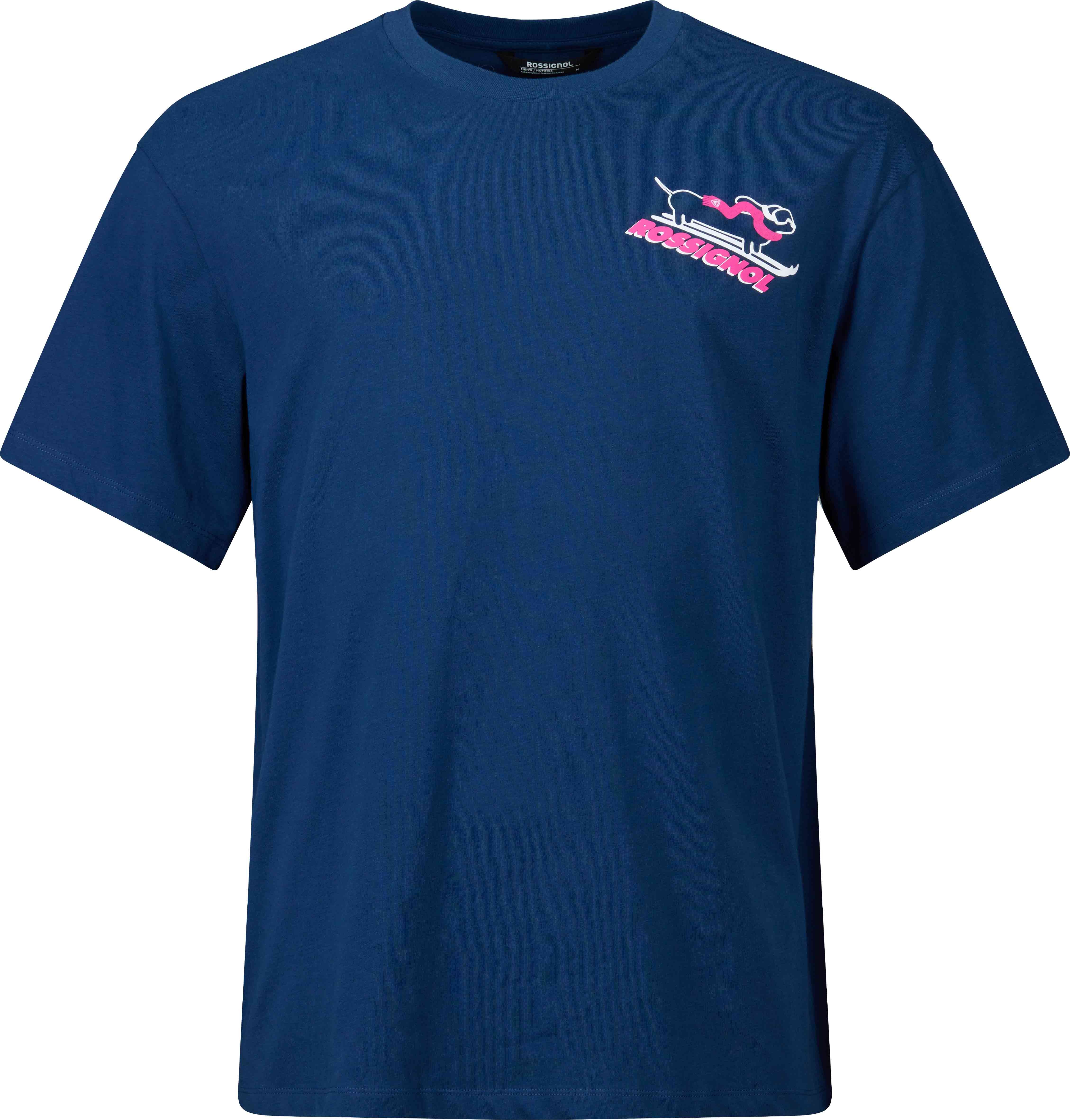M Waterfall Relax Tee Dark Navy + Rossignol