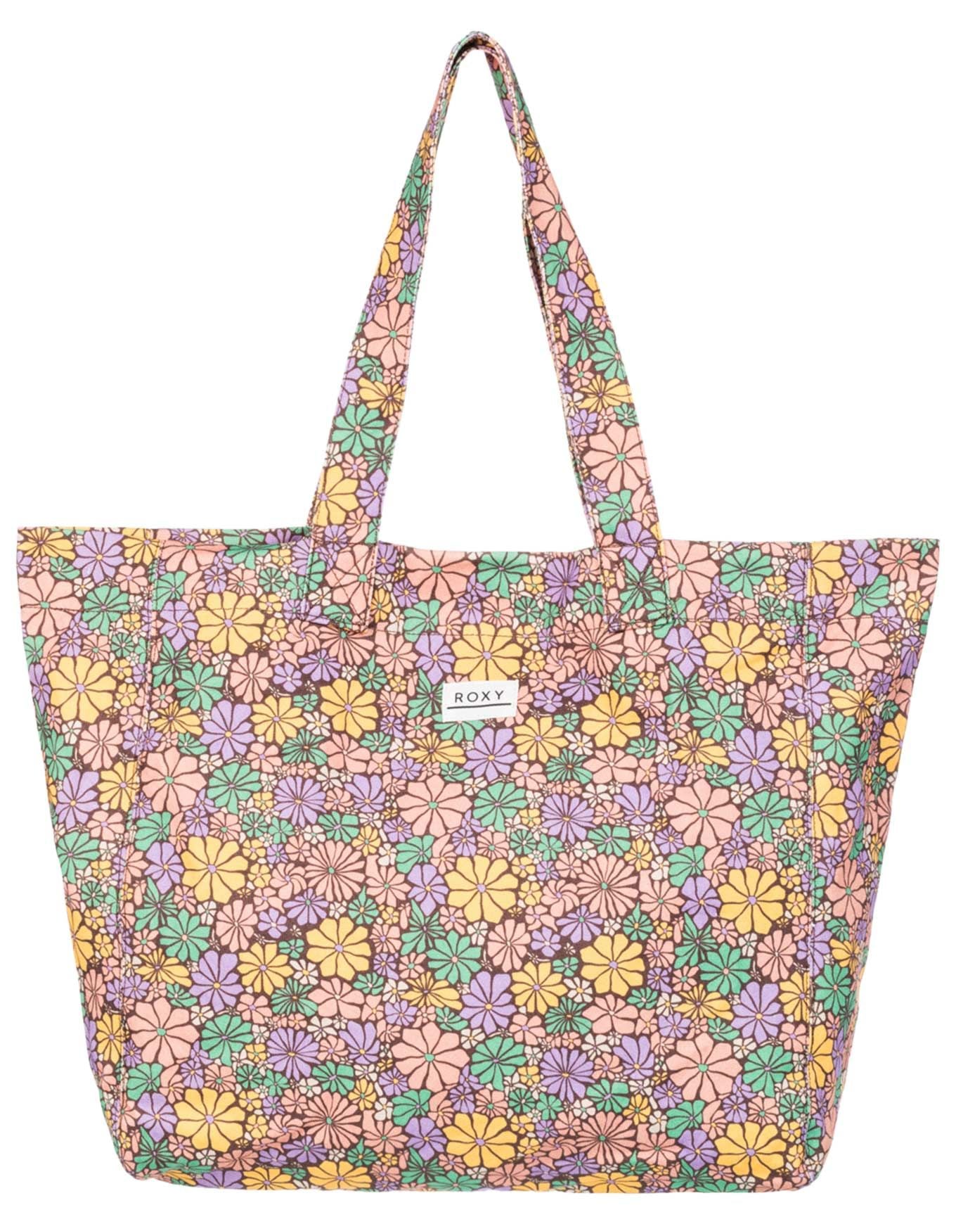 Anti Bad Vibes Printed Tote Root Beer All About Sol Mini + Roxy