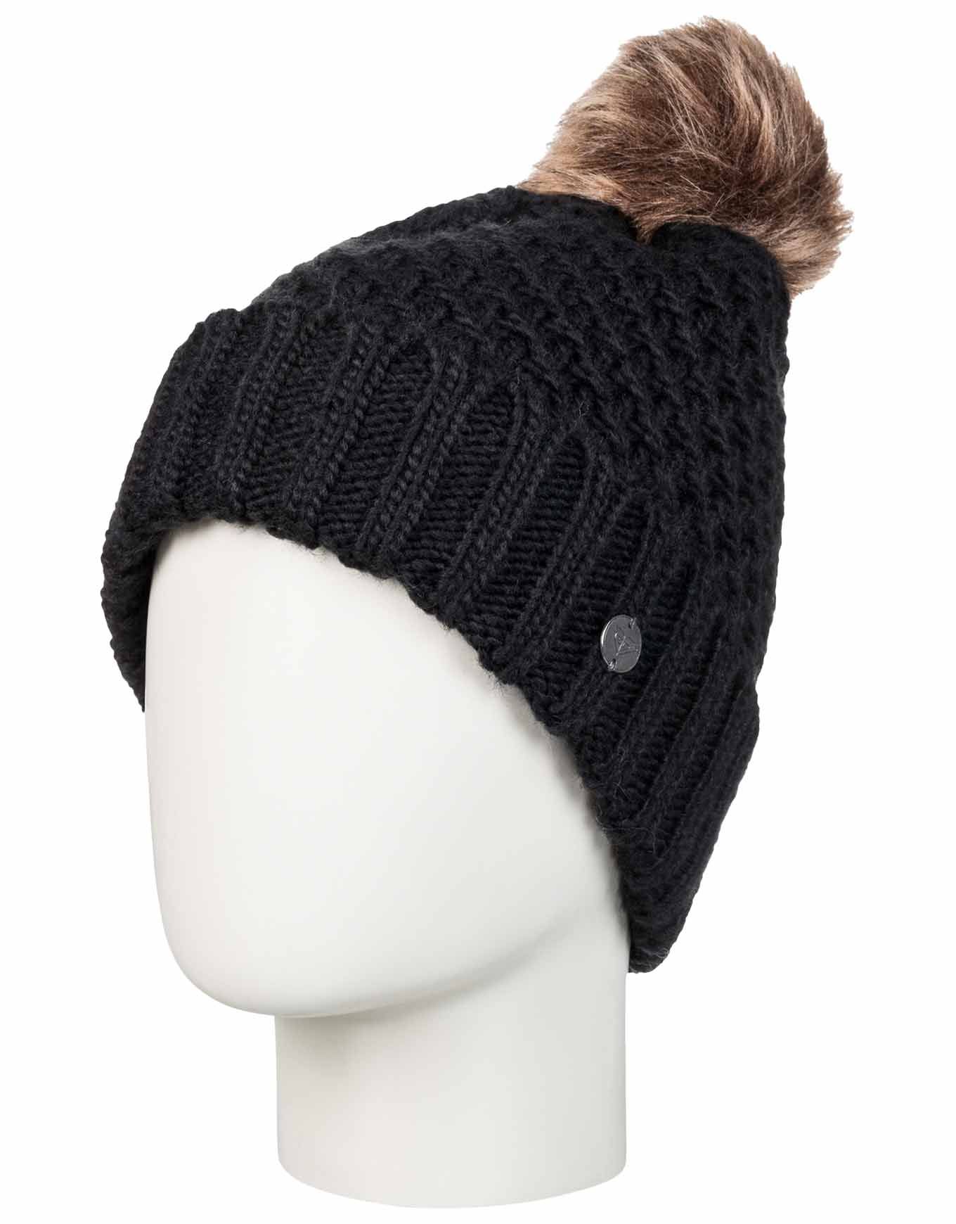 Blizzard Beanie True Black + Roxy