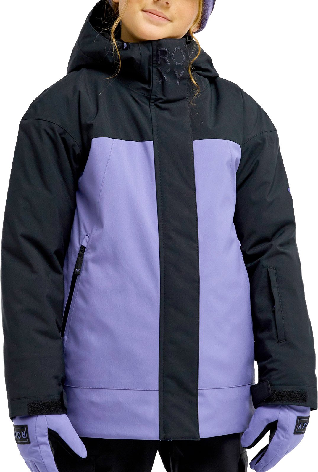 Ice Bounded Girl Jacket True Black + Roxy