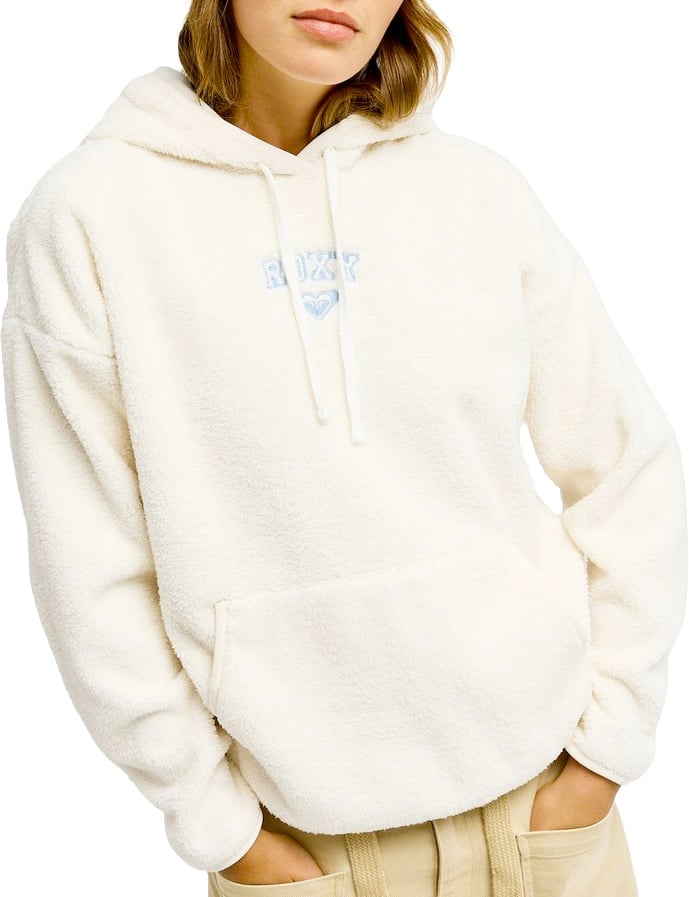 Cool Calling Polar Fleece Pullover Egret + Roxy
