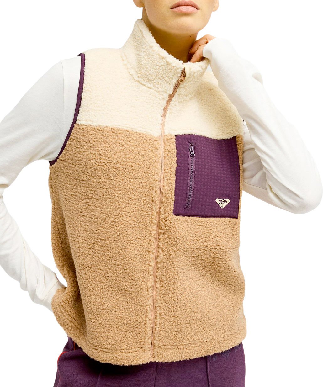 Boundless Spirit Vest 2 Cafe Au Lait + Roxy