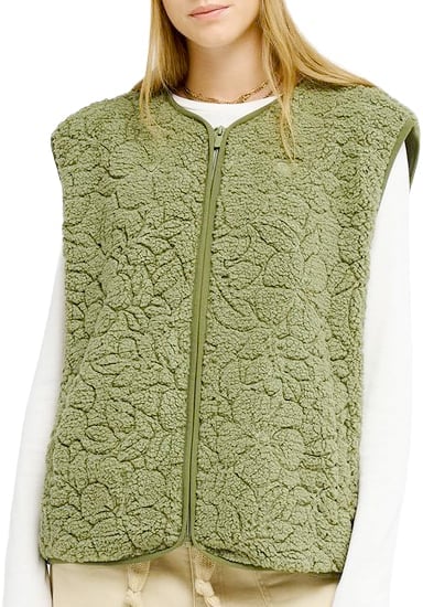 Best Town Vest Oil Green Outline Mo + Roxy