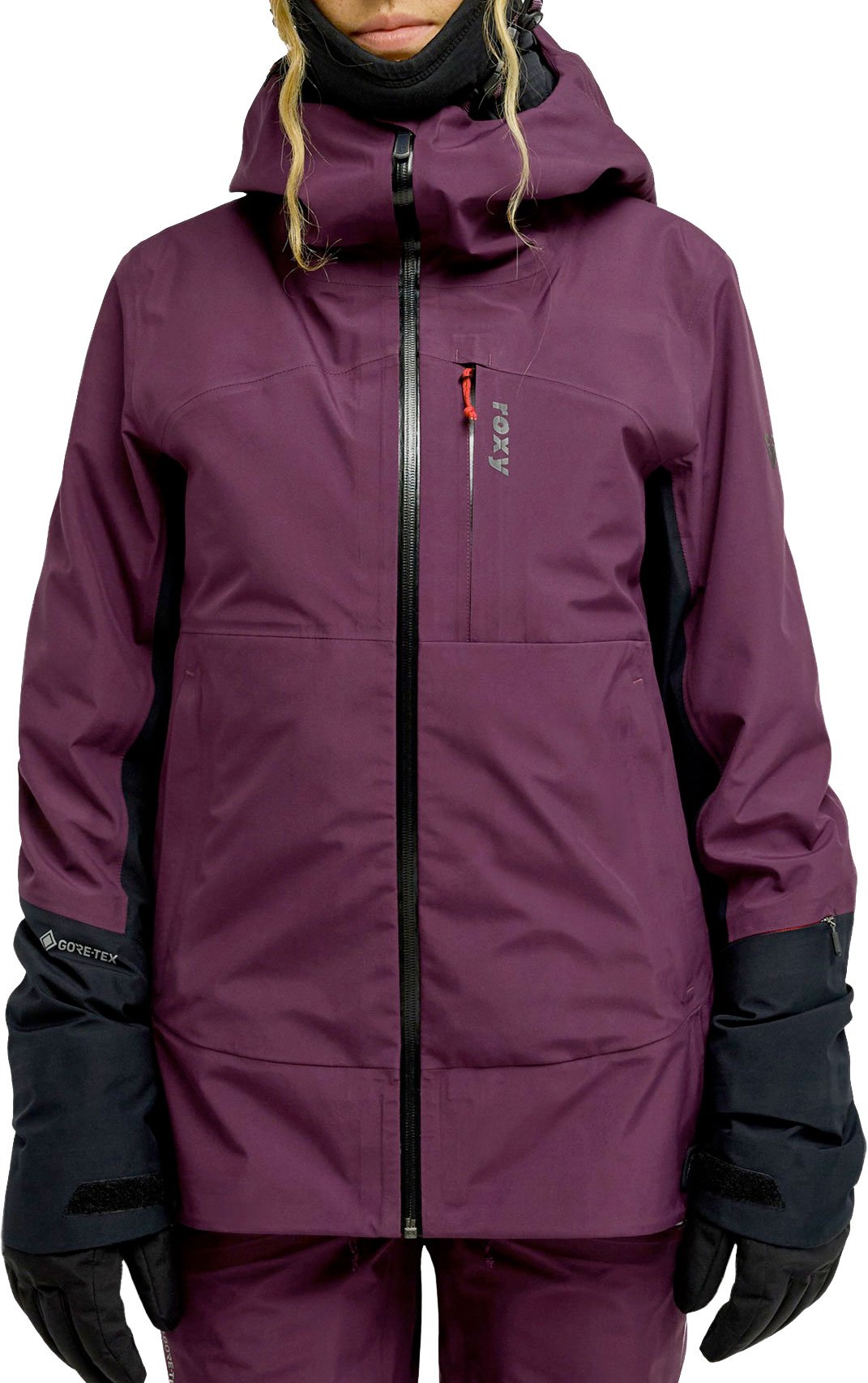 Gore-Tex Lunalite 3L Jacket Blackberry Wine + Roxy