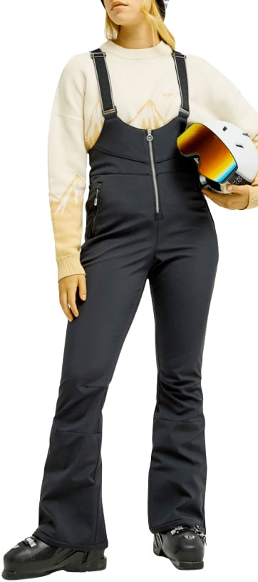 15K Summit Bib Pant True Black + Roxy
