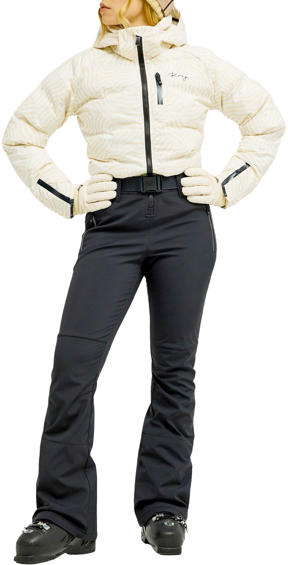 15K High Peak Snow Suit Biscotti Frosty + Roxy