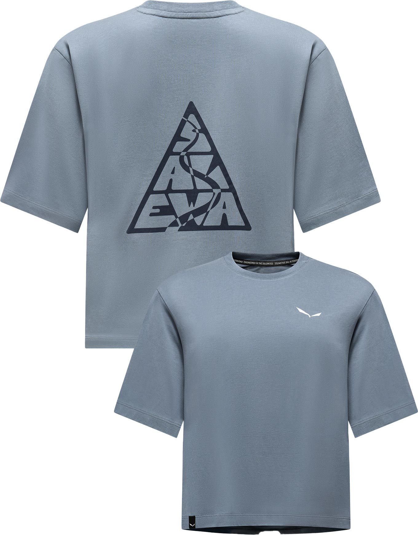 Eagle Loose T-Shirt W Java Blue + Salewa