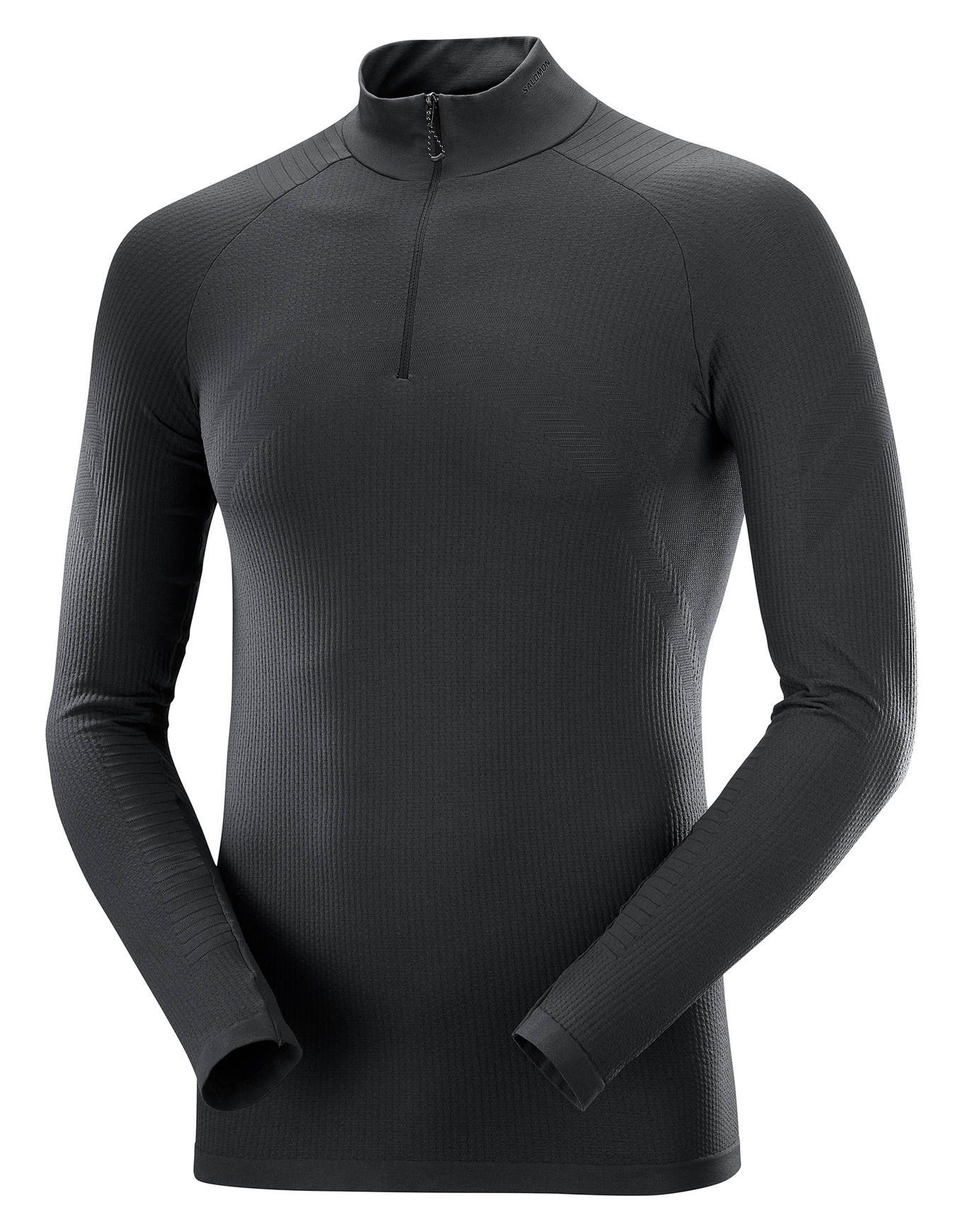 Sntial Seamless Hz Base M Deep Black + Salomon