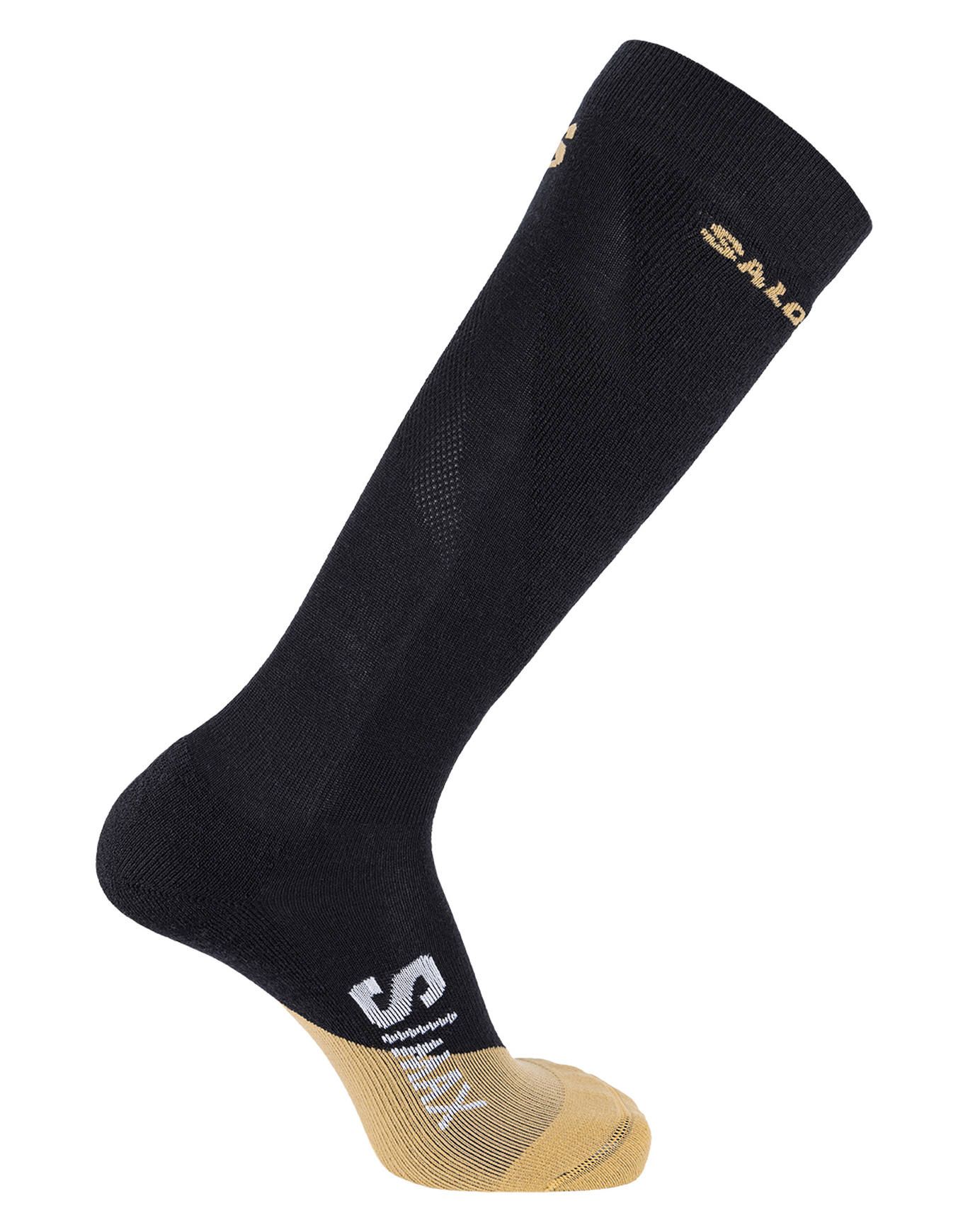 Socks S/Max W Deep Black/Blazing Orange + Salomon