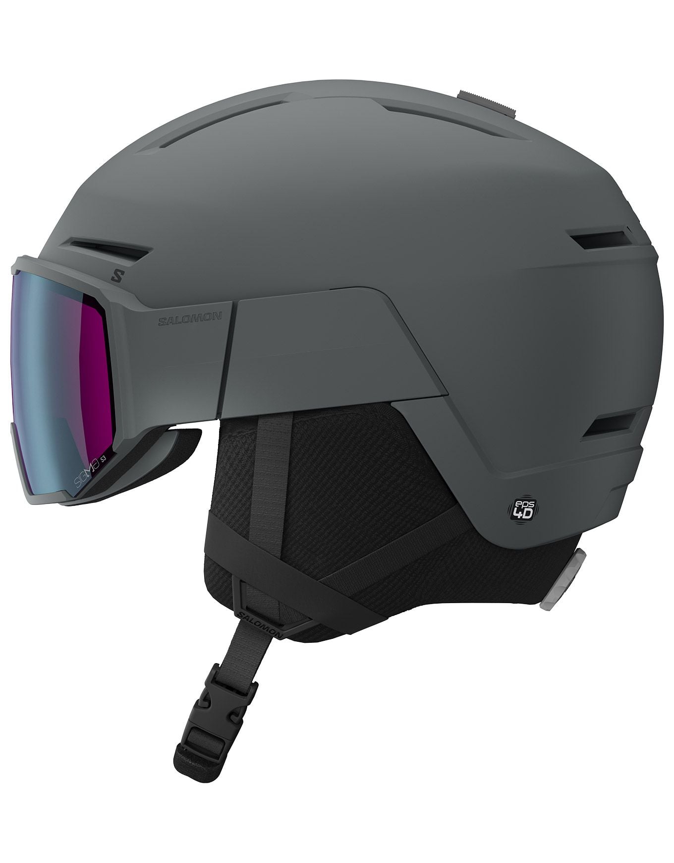 SALOMON OSMO SIGMAグレー （Ebony）スキー ヘルメット Salomon Osmo Sigma Ebony Men's ski helmets : Snowleader