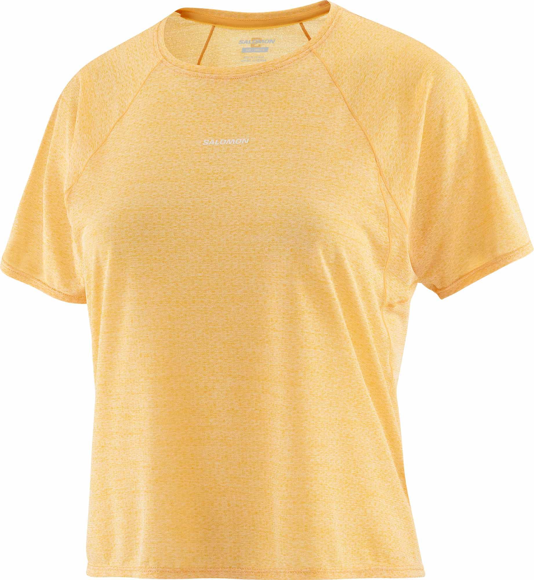 Shakeout Air Crop SS Tee W Warm Apricot + Salomon