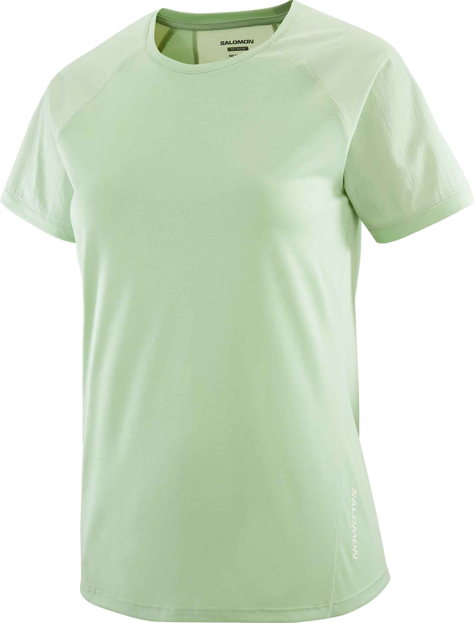 Outline SS Tee W Sea Foam + Salomon