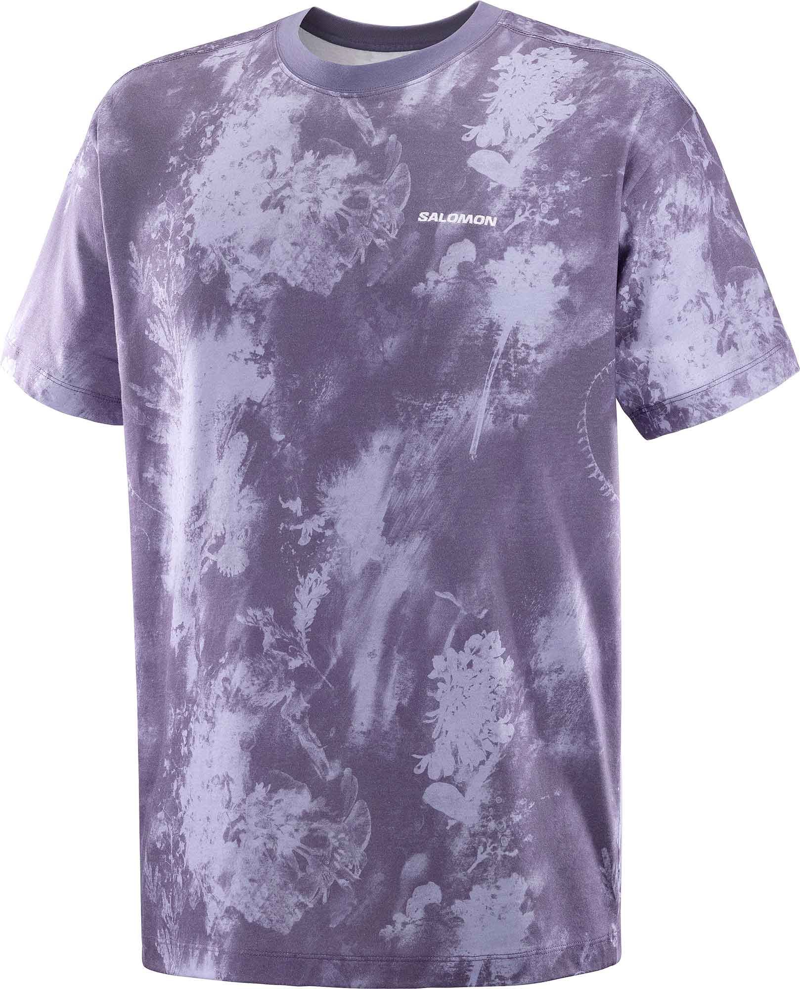 Canopy Ao Print Tee M Blue Granite + Salomon