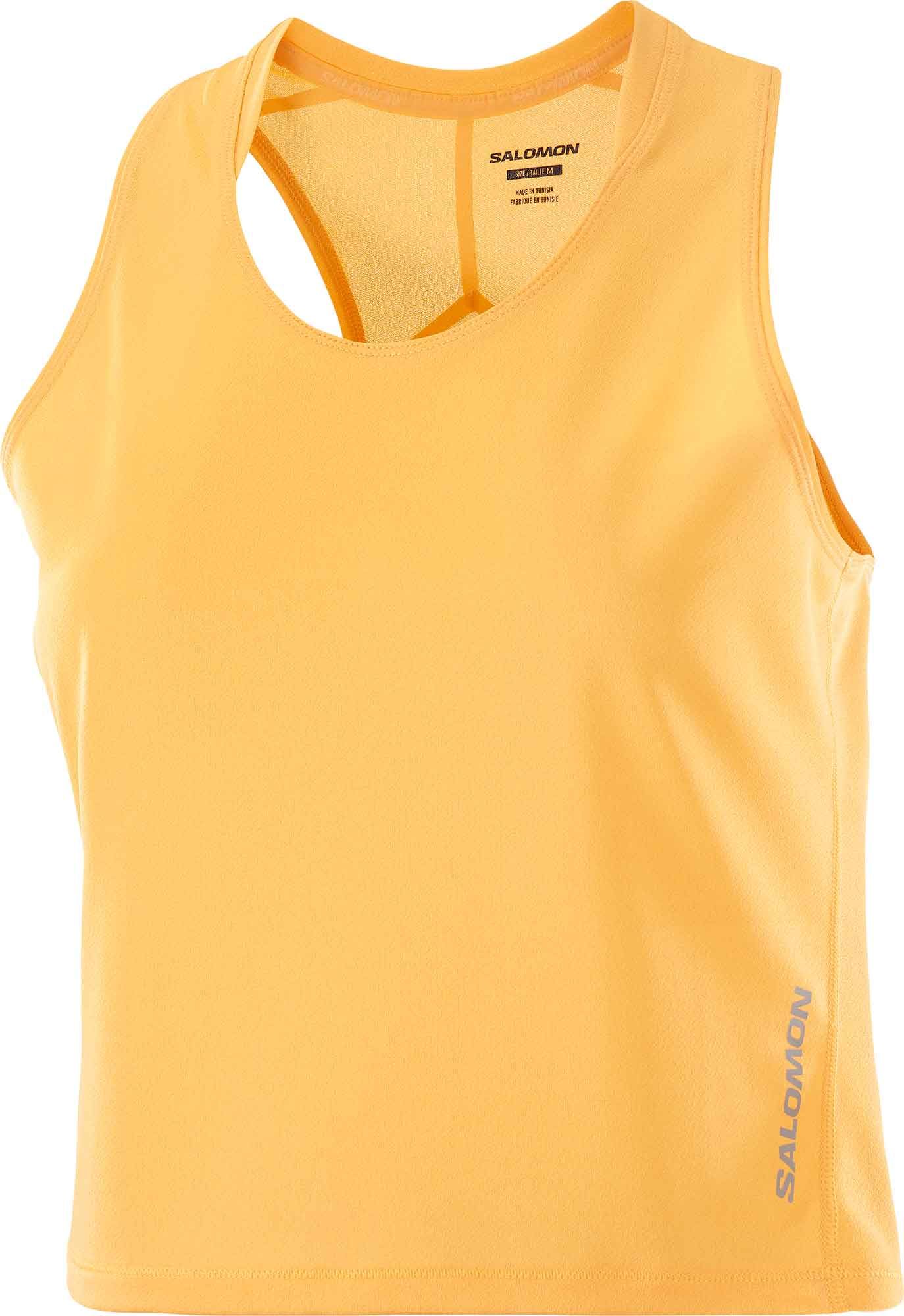 Sense Aero Short Tank W Warm Apricot + Salomon