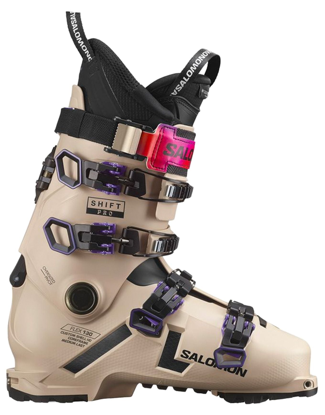 26-26.5 SALOMON SHIFT PRO 130 ツーリングブーツ Salomon Shift Pro 130 AT GW Humus/Black Men's ski boots : Snowleader